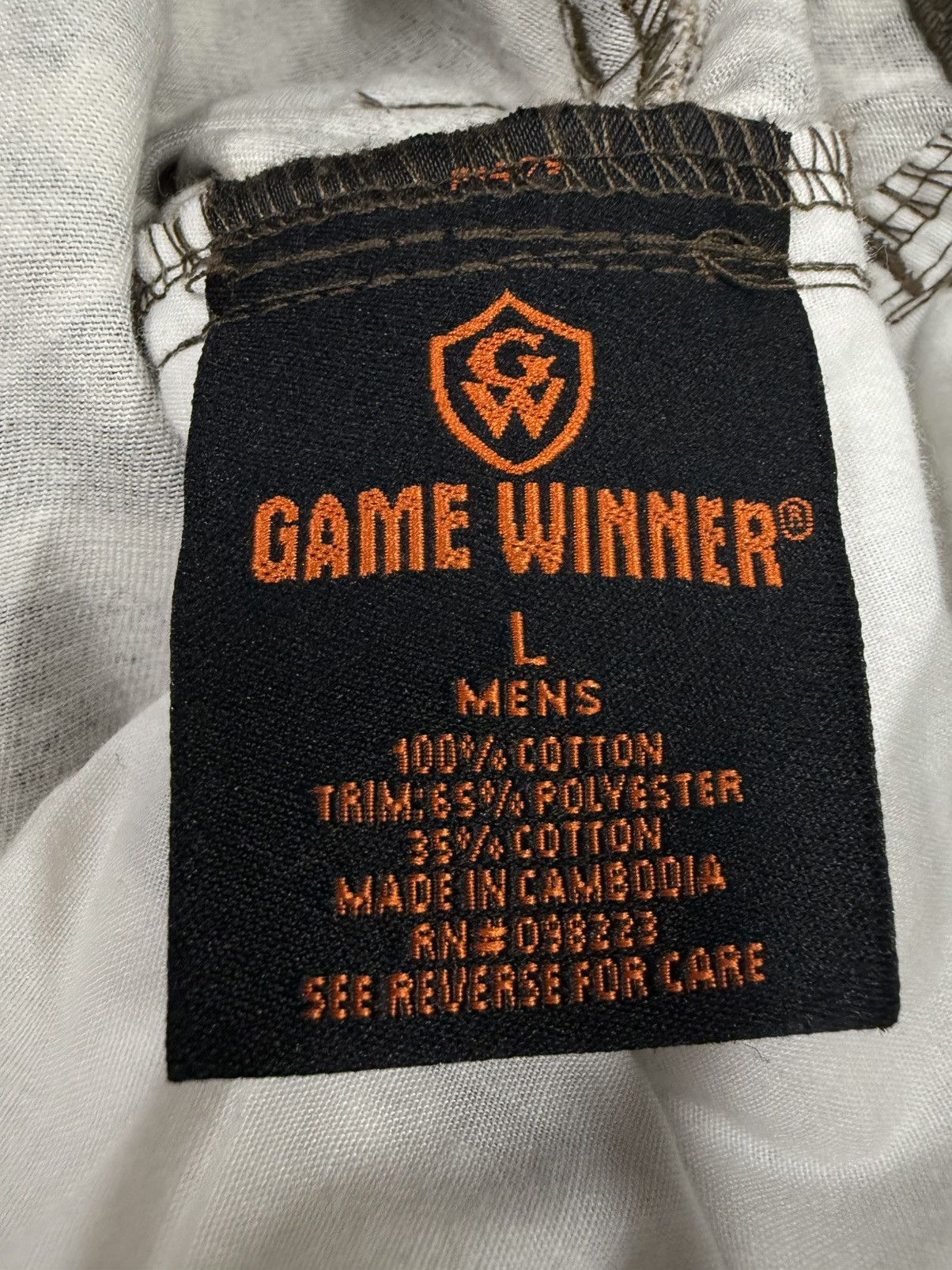 Vintage Vintage "Game Winner " Camo Leaf Cargo Pants Large Mossy oak Size US 34 / EU 50 - 5 Thumbnail
