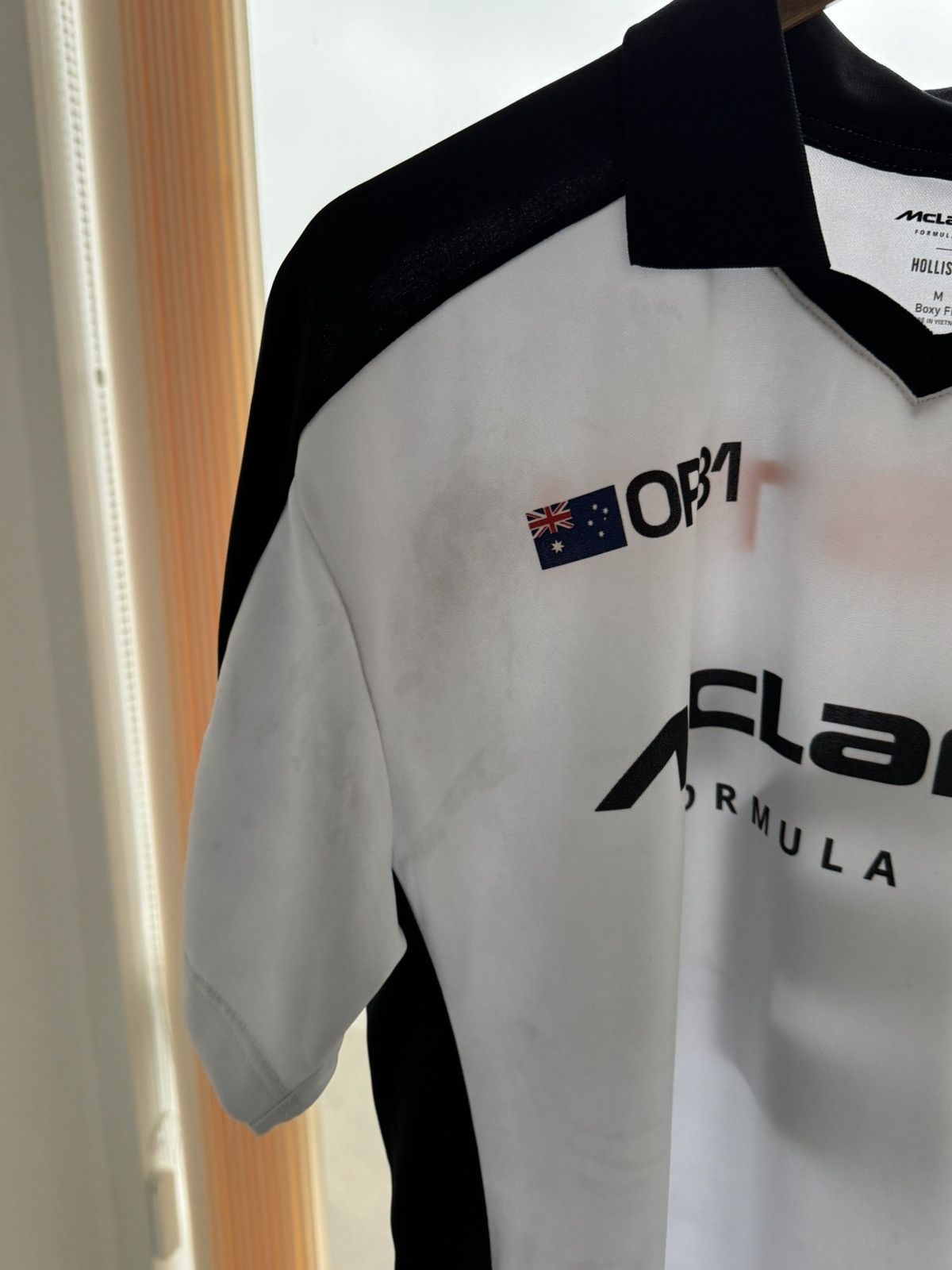 Malcolm McLaren McLaren Racing Formula 1 Team Big Logo Jerseys Box Fit Shirt Size US M / EU 48-50 / 2 - 16 Thumbnail