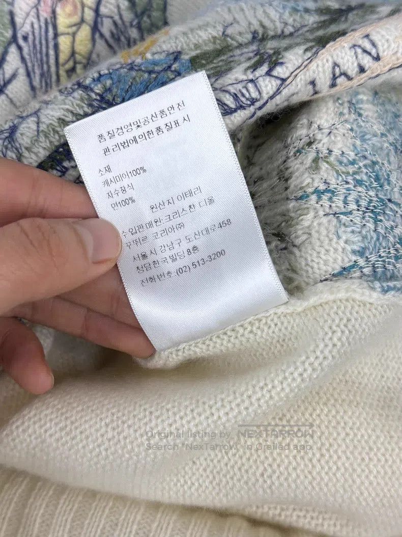 Dior Dior Infinite Dream Yellow Star Embroidery Knitwear sweate Size XXS / US 00 / IT 34 - 7 Thumbnail