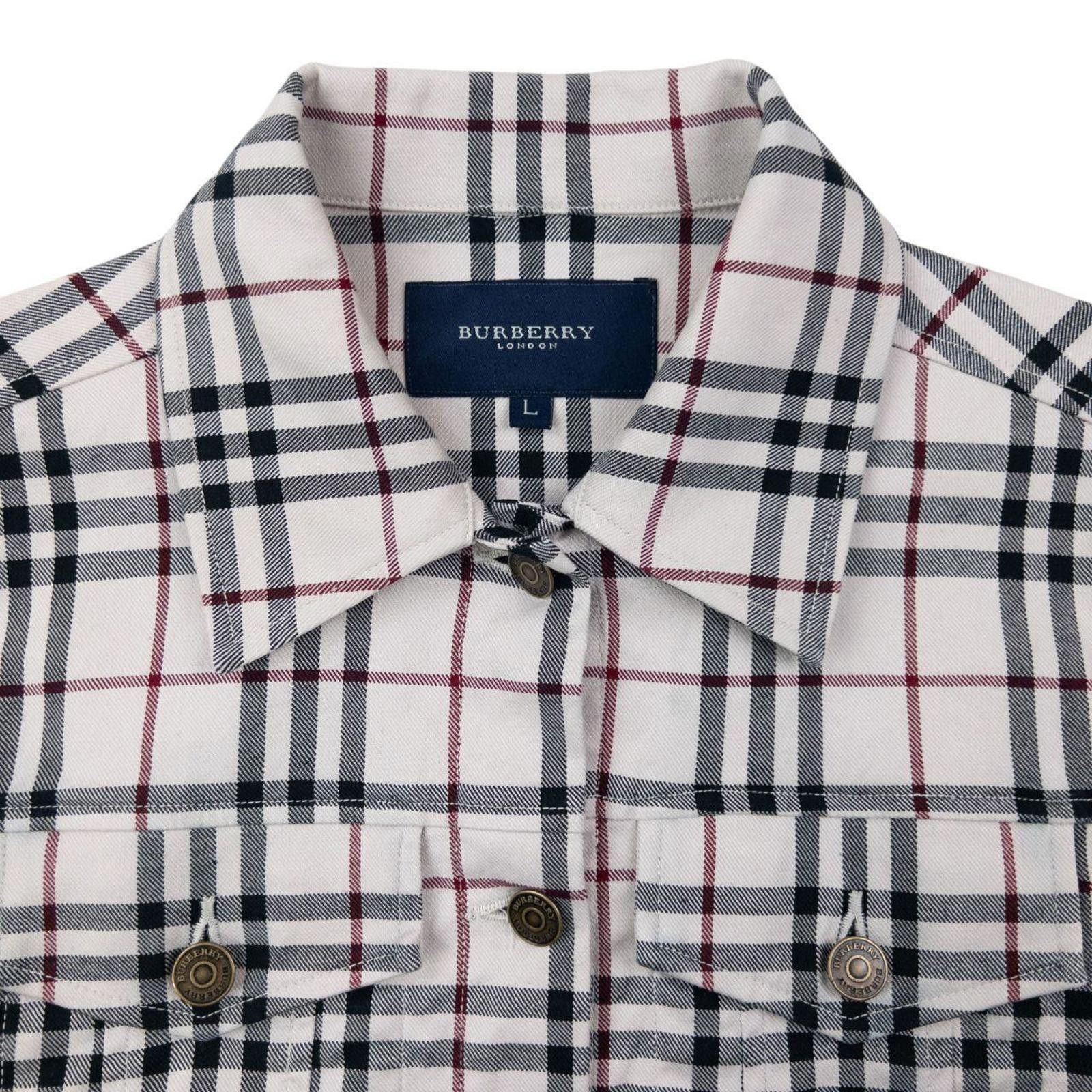Burberry Vintage 2000s Burberry Nova Check Button Up Jacket Womens L Size L / US 10 / IT 46 - 3 Thumbnail