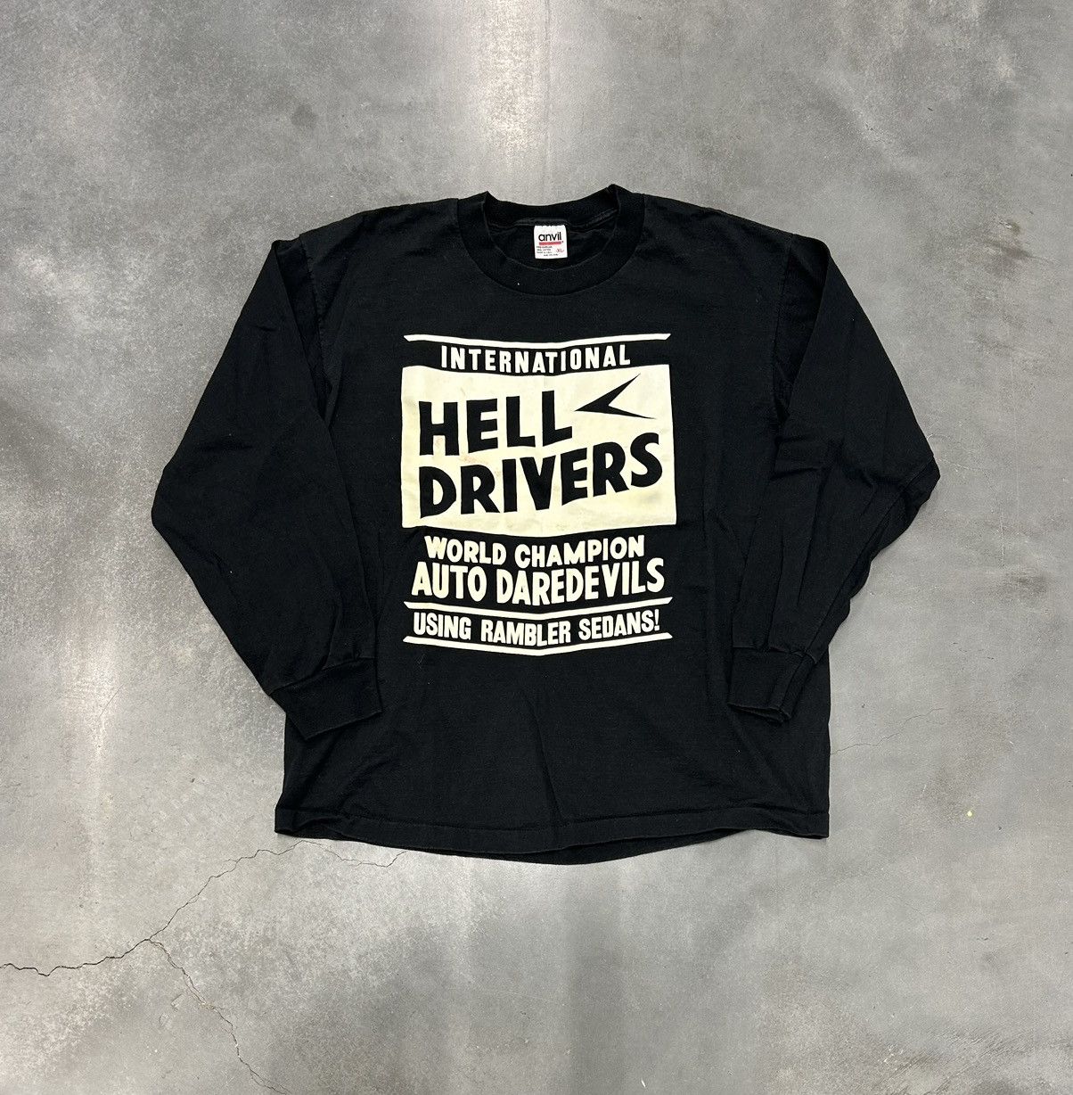 Anvil × Vintage Vintage racing long sleeve Size US XL / EU 56 / 4 - 1 Thumbnail
