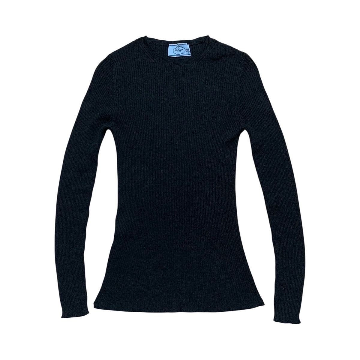Prada 00/SS Prada Ribbed Knitted Sweater Size XS / US 0-2 / IT 36-38 - 2 Thumbnail