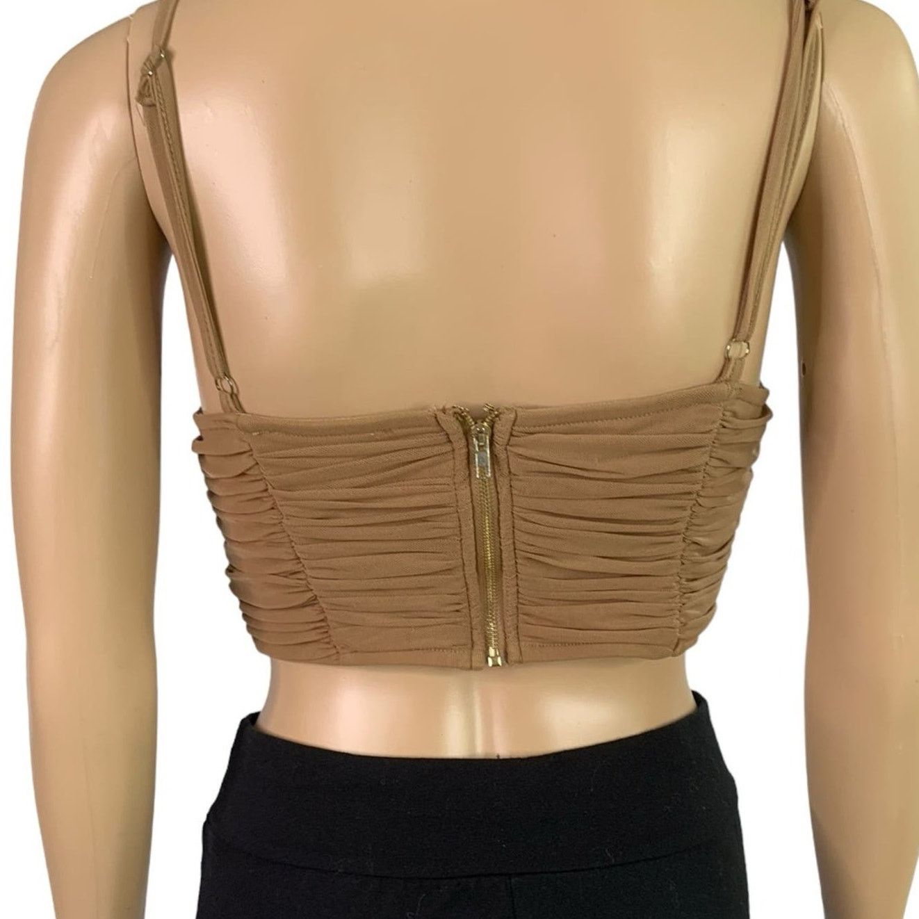 Melrose Melrose With Love Women's Medium Ruched Corset Adjustable Size ONE SIZE - 7 Thumbnail