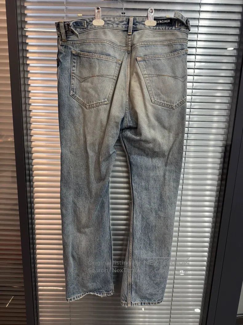 Balenciaga Balenciaga size M Washed and distressed mid-rise straight- Size US 27 - 2 Thumbnail