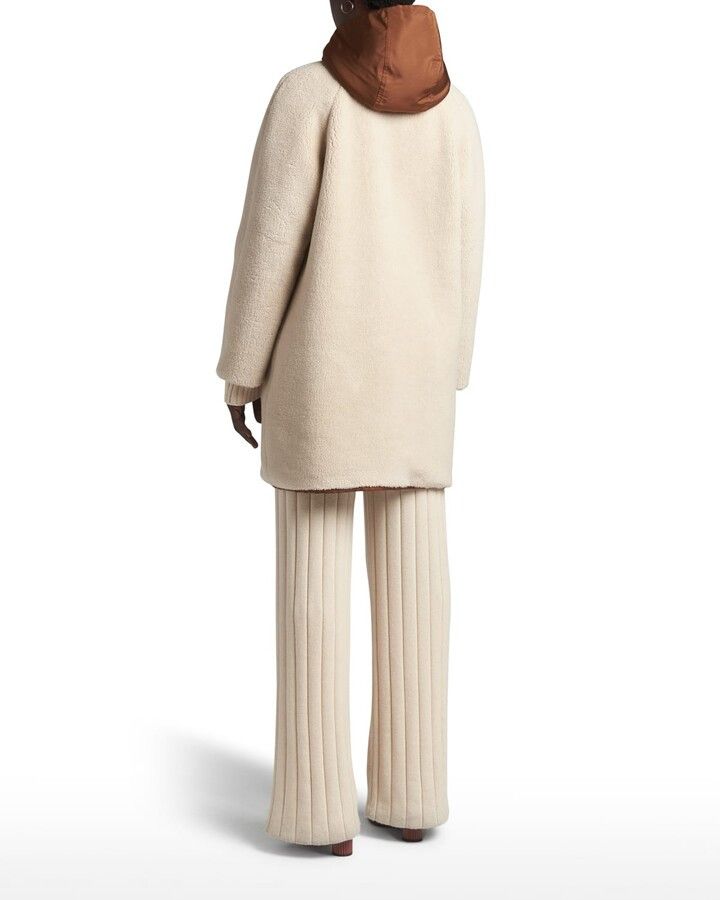 Loro Piana o1srvl11e0824 Reversible Conway Parka Jacket in Beige/Brown Size XS / US 0-2 / IT 36-38 - 4 Thumbnail