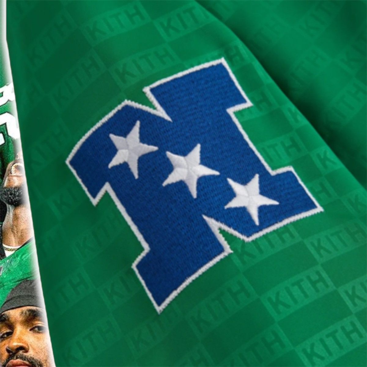 Kith × NFL Kith🇺🇸 x NFL 🏈 Eagles 🦅Satin Bomber 🧥 Size US M / EU 48-50 / 2 - 5 Thumbnail