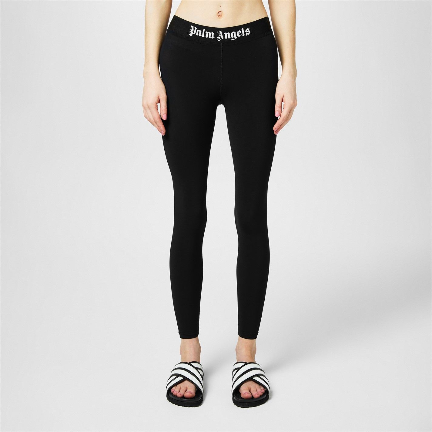 Palm Angels o1g2r1mq0325 Logo Legging in Black Size 25" / US 0 / IT 36 - 3 Thumbnail