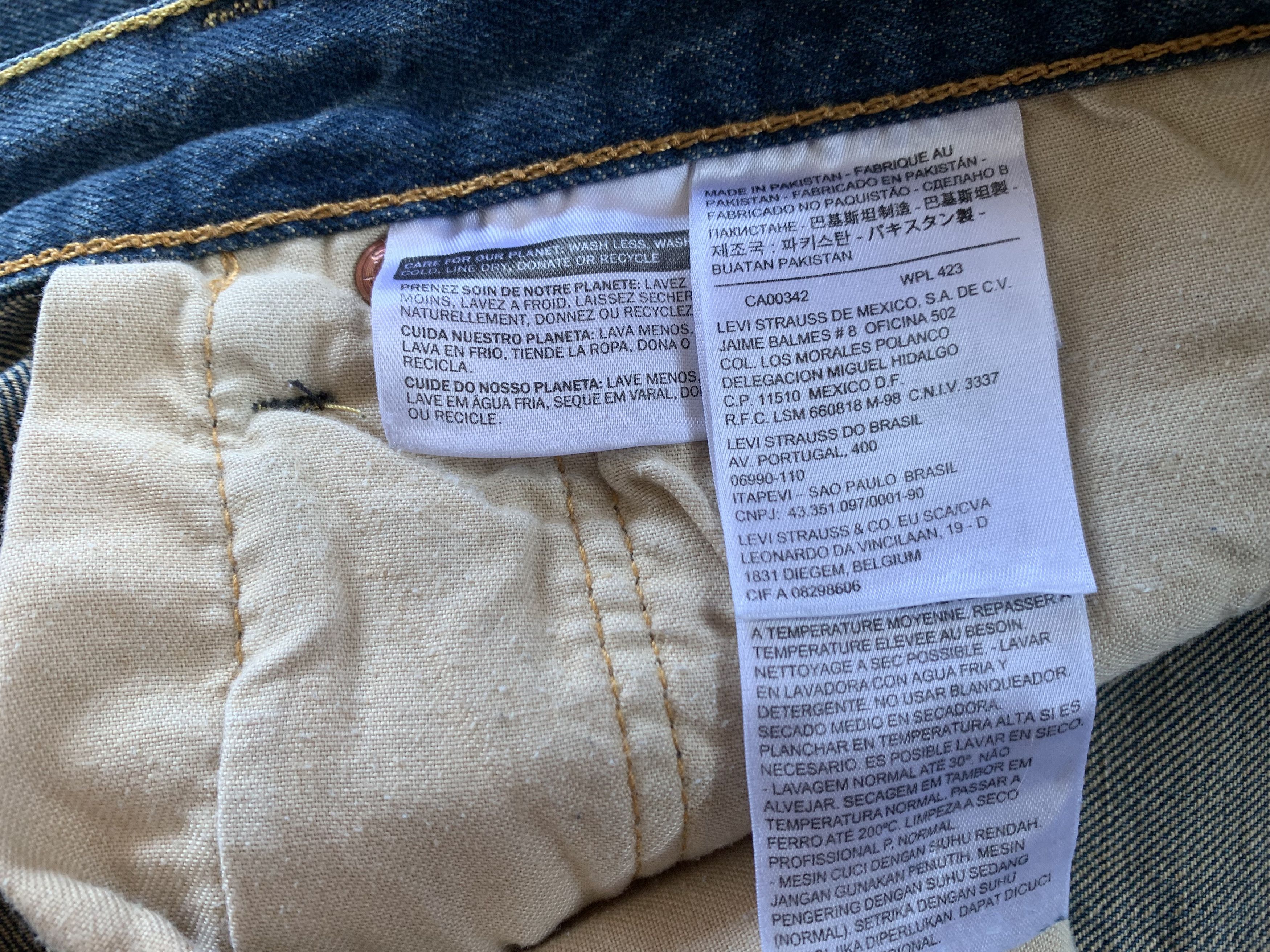 Levi's Levi's 501 Distressed Blue Jeans Size US 34 / EU 50 - 9 Thumbnail