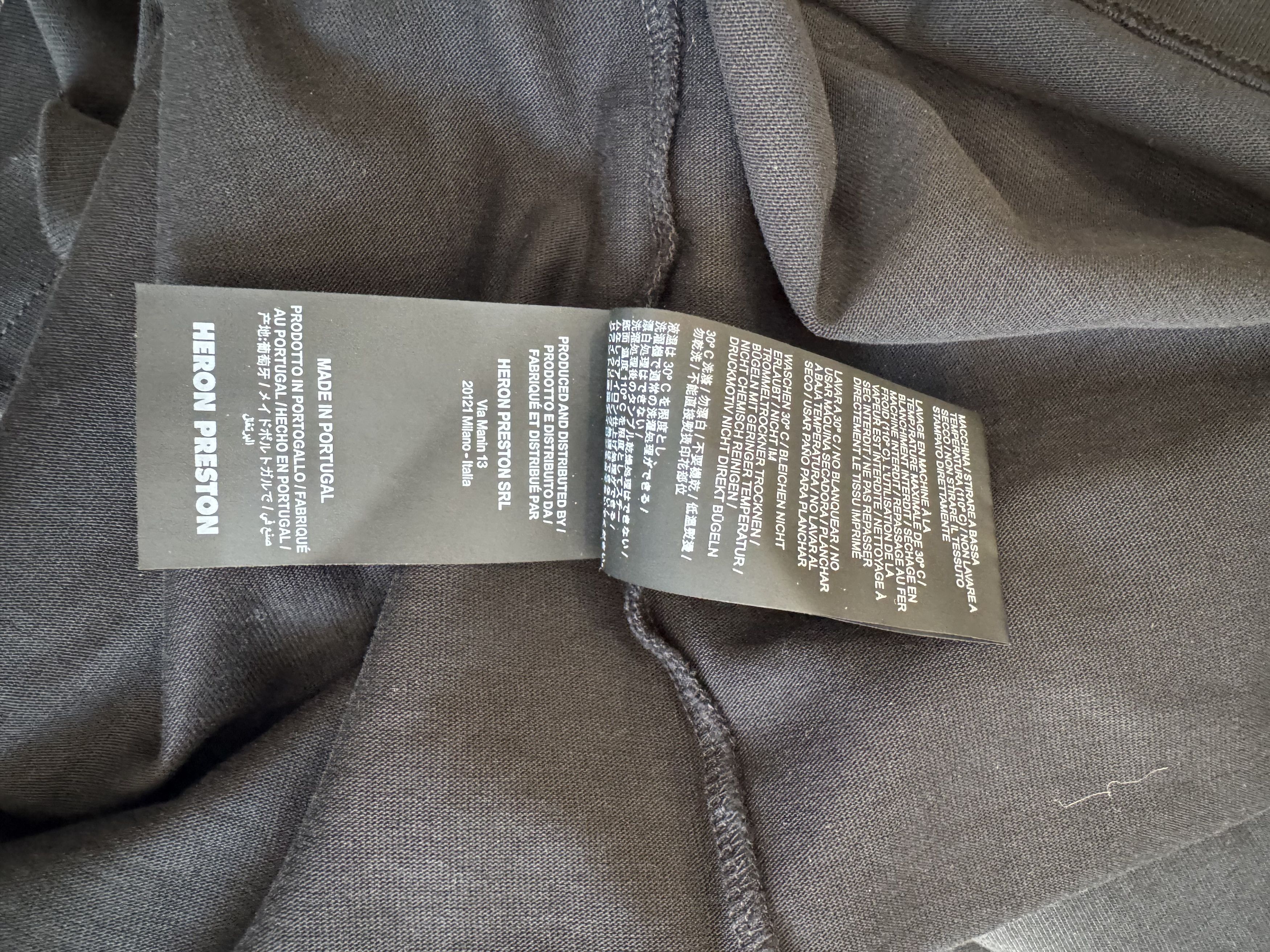 Heron Preston Heron Preston Black Graphic Long Sleeve Shirt Size Small Size US S / EU 44-46 / 1 - 10 Thumbnail