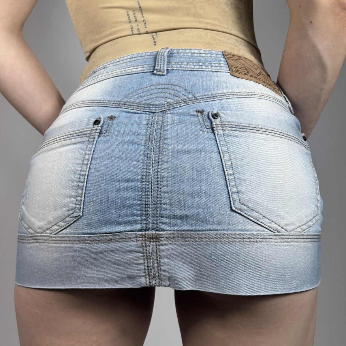 Vintage Vintage Y2K Japanese Retro Mini Skirt Sexy Casual 90s Style Size 27" / US 4 / IT 40 - 3 Thumbnail