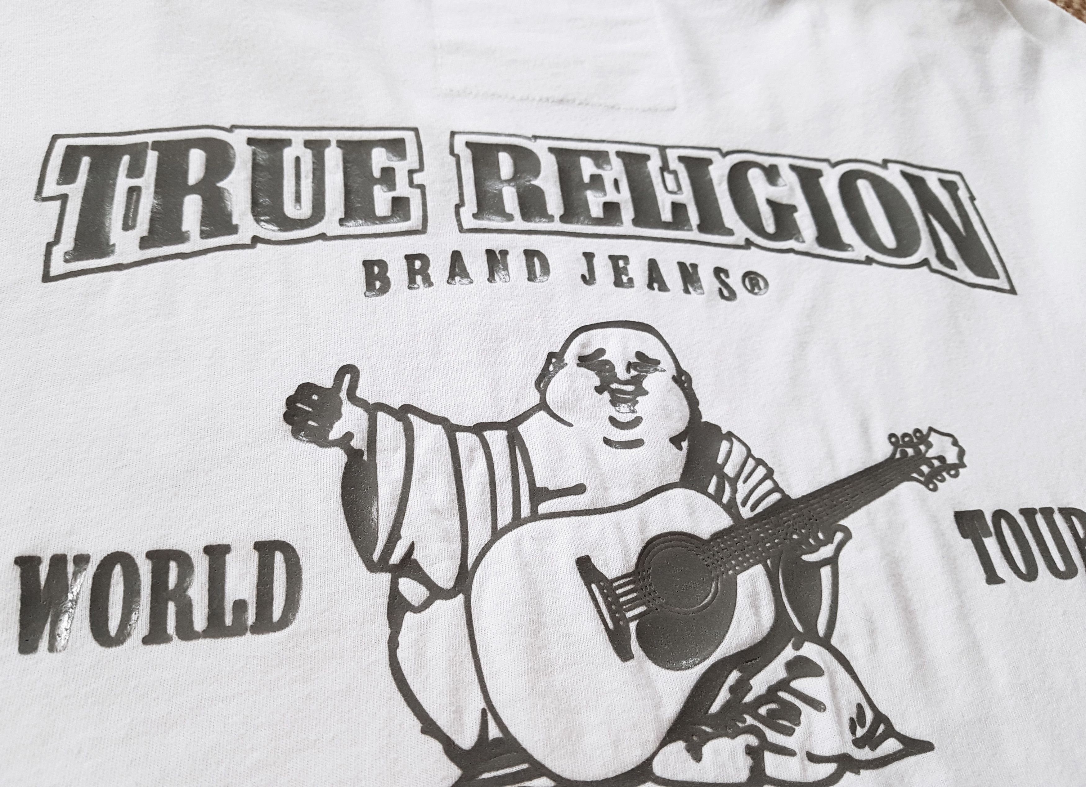 True Religion True Religion Big Logo Buddha Short Sleeve Tee T Shirt XXL Size US XXL / EU 58 / 5 - 4 Thumbnail