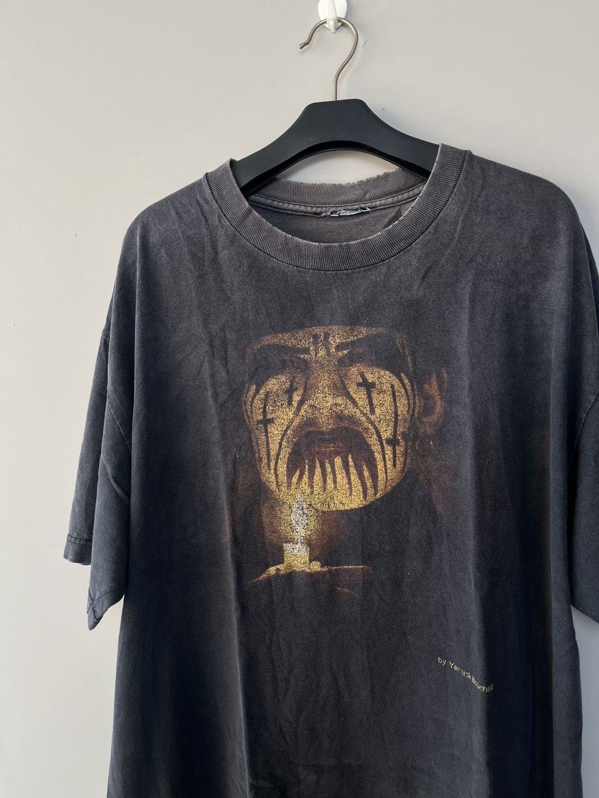 Band Tees VINTAGE 90S KING DIAMOND BY YANNICK BOUCHARD T-SHIRT METAL Size US L / EU 52-54 / 3 - 3 Thumbnail