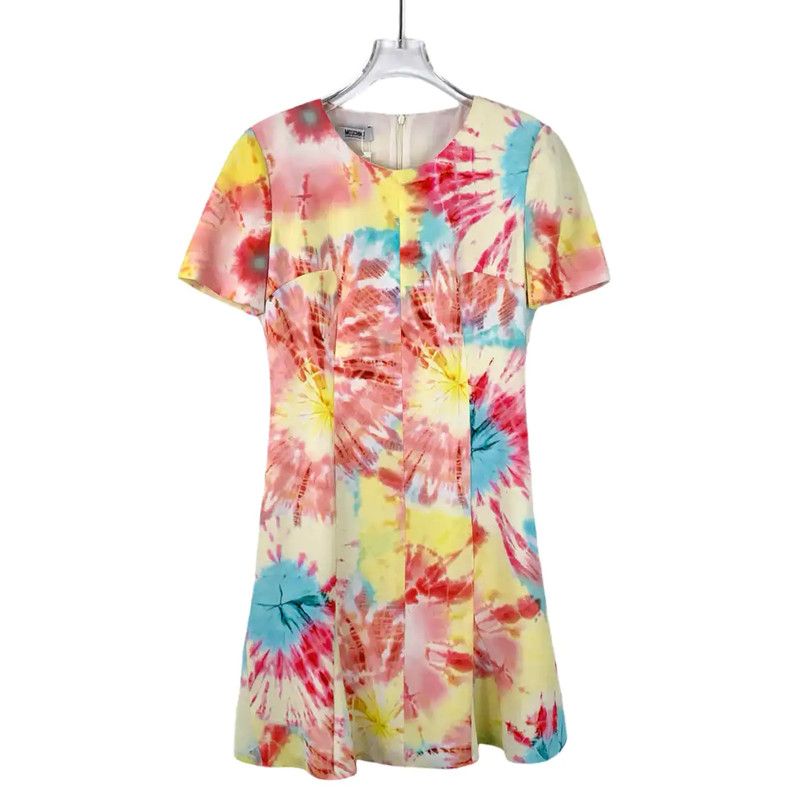 Moschino Moschino Multicolor Women's Dress 0089 Size M / US 6-8 / IT 42-44 - 1 Thumbnail