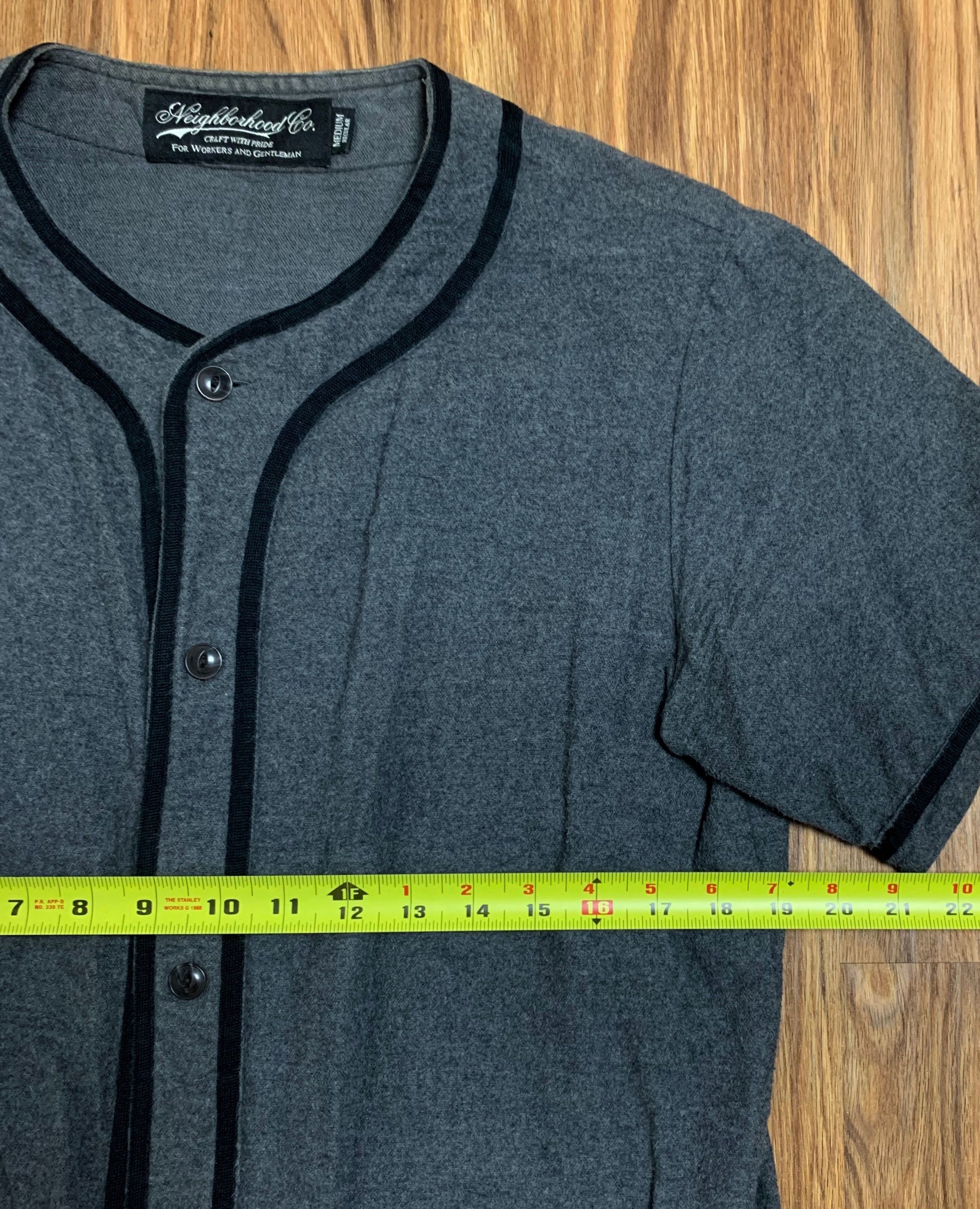 Neighborhood Neighborhood Japan Fleece Baseball Jersey Size US M / EU 48-50 / 2 - 9 Thumbnail
