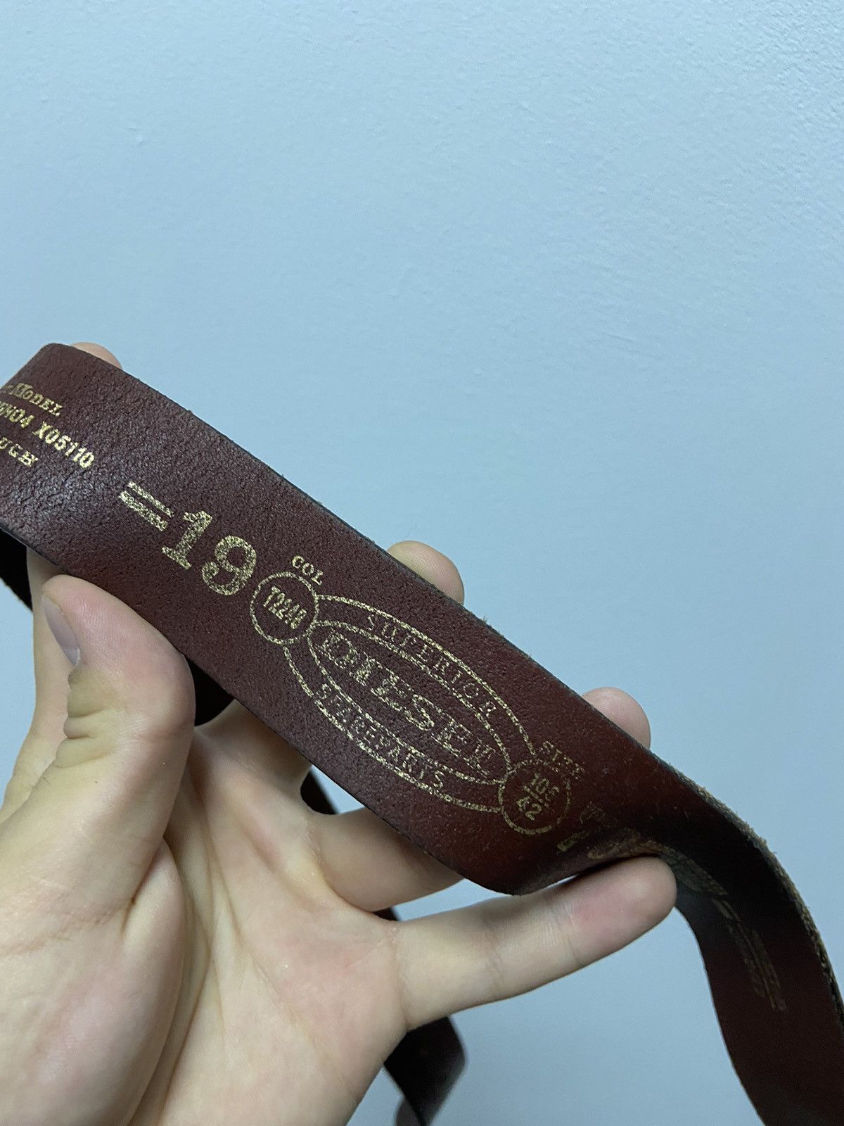 Diesel × Vintage Diesel Belt Vintage 100% Leather Avant Garde Y2K Style Logo Size ONE SIZE - 7 Thumbnail