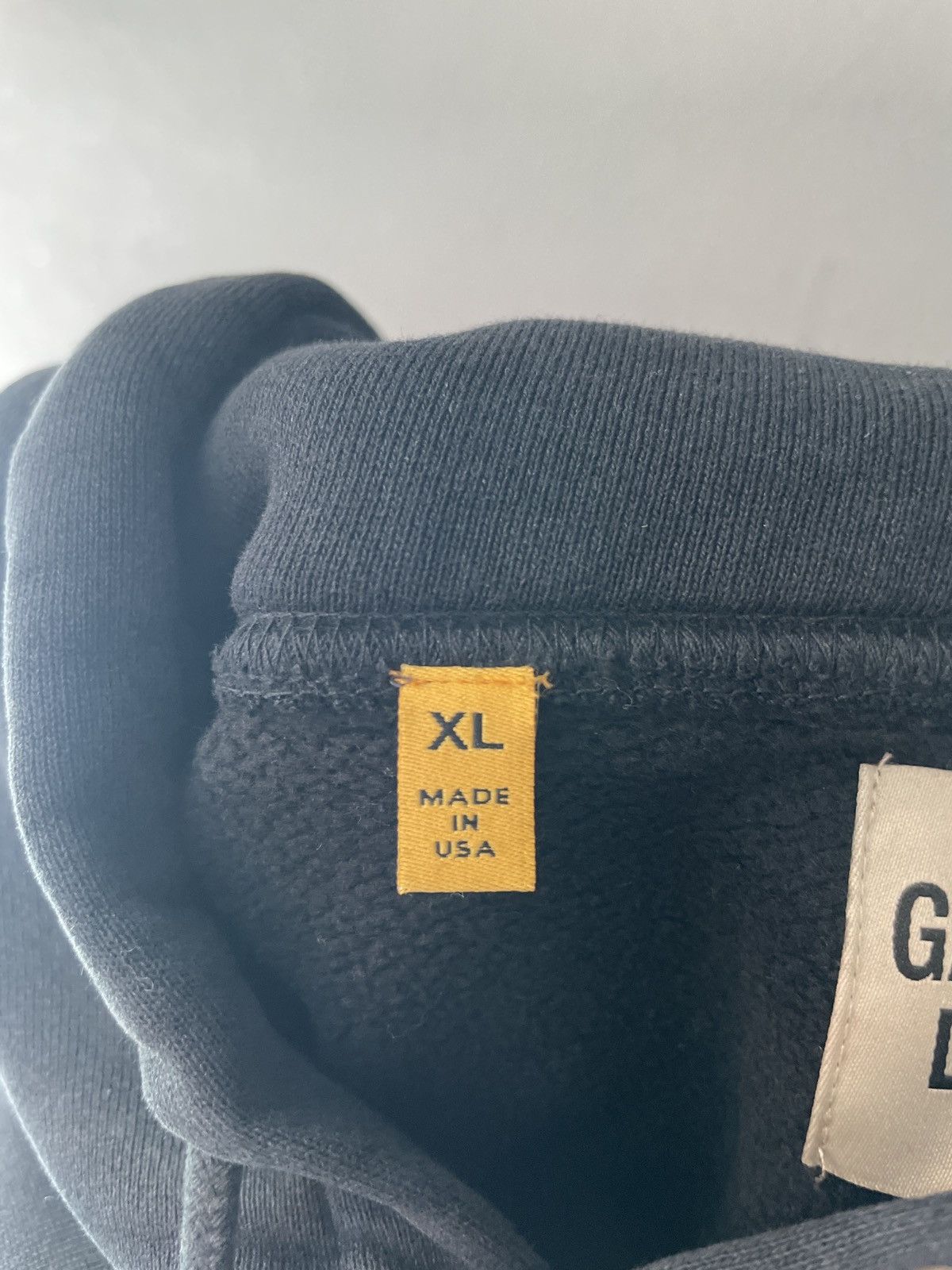 Gallery Dept. Gallery Dept. Yellow Reverse Logo Hooded Sweatshirt Black XL Size US XL / EU 56 / 4 - 5 Thumbnail