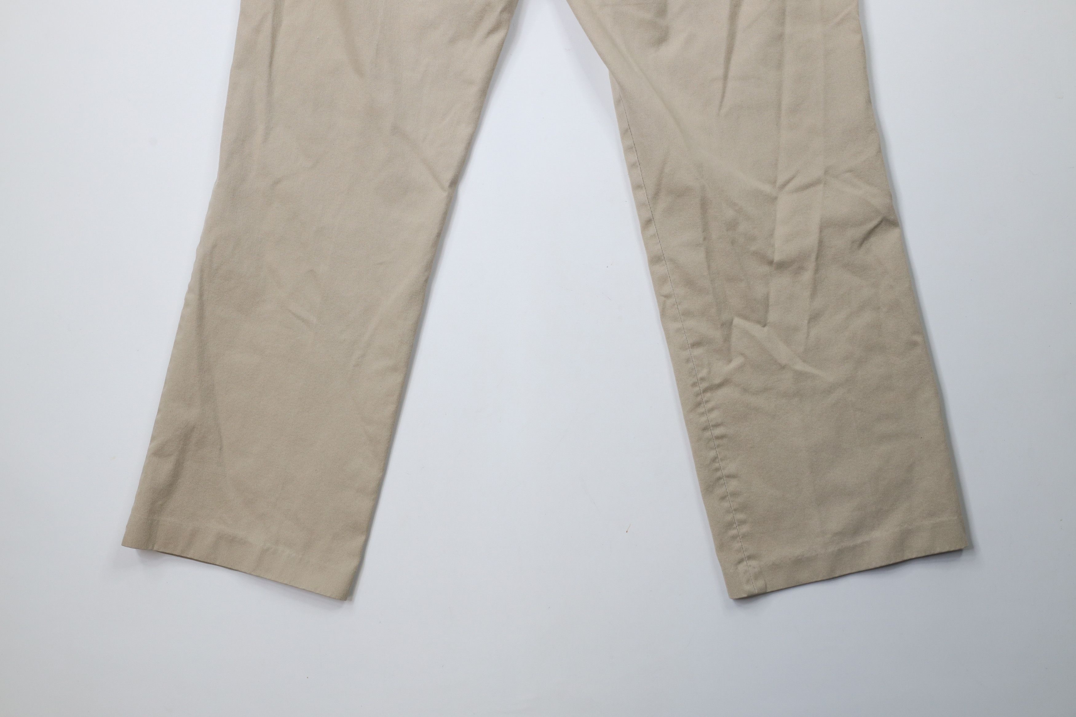 Vintage Vintage 70s Streetwear Wide Leg Chino Pants Beige Cotton Size US 34 / EU 50 - 12 Thumbnail