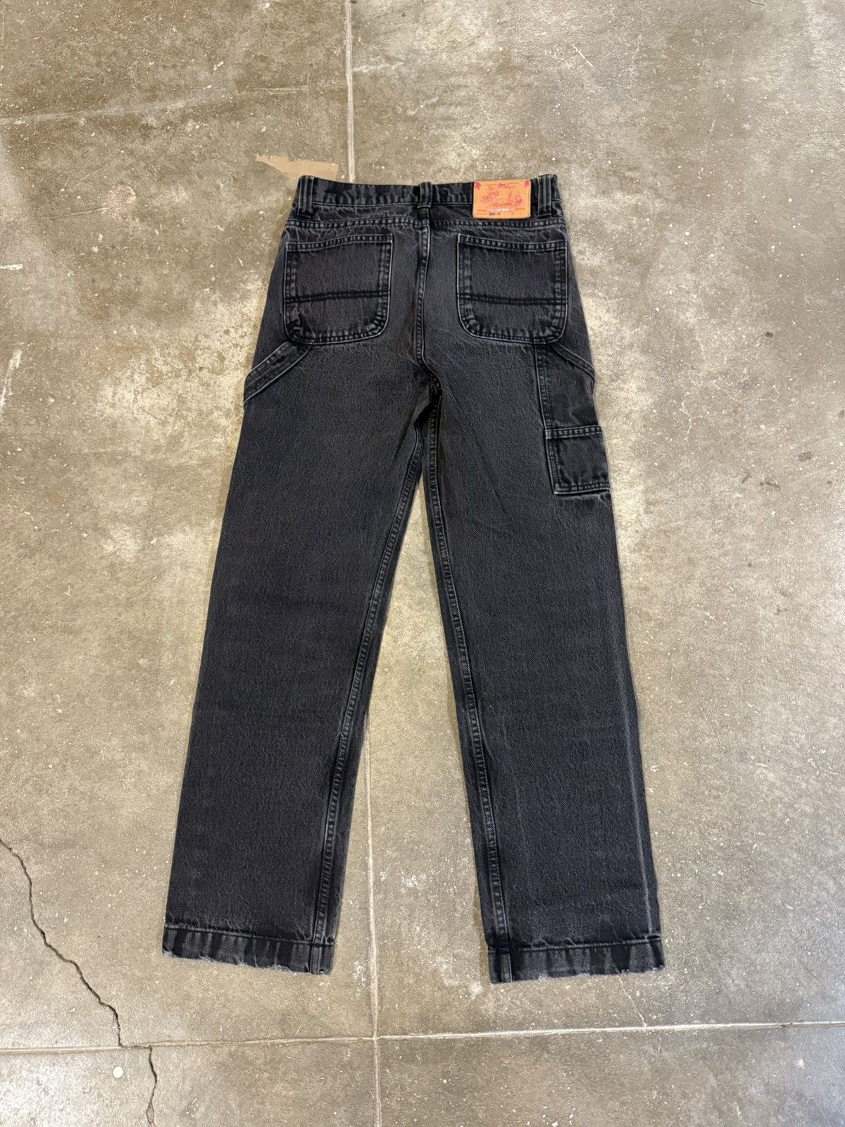 Jaded London MENS -JADED LONDON WASHED BLACK CARPENTER JEANS IN SKATE FIT Size US 30 / EU 46 - 3 Thumbnail