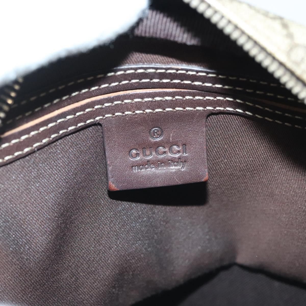 Gucci GUCCI GG Supreme Shoulder Bag Pvc Beige Gold Size ONE SIZE - 17 Thumbnail