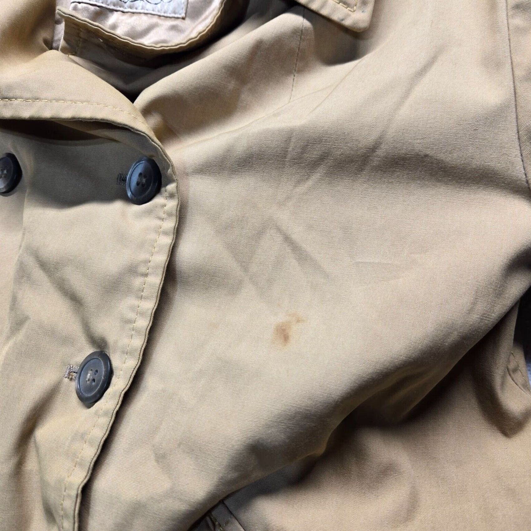 London Fog VINTAGE London Fog Trench Coat Coat Womens 12P Brown Wool Lined 90s Theme Mens? Size XL / US 12-14 / IT 48-50 - 7 Thumbnail