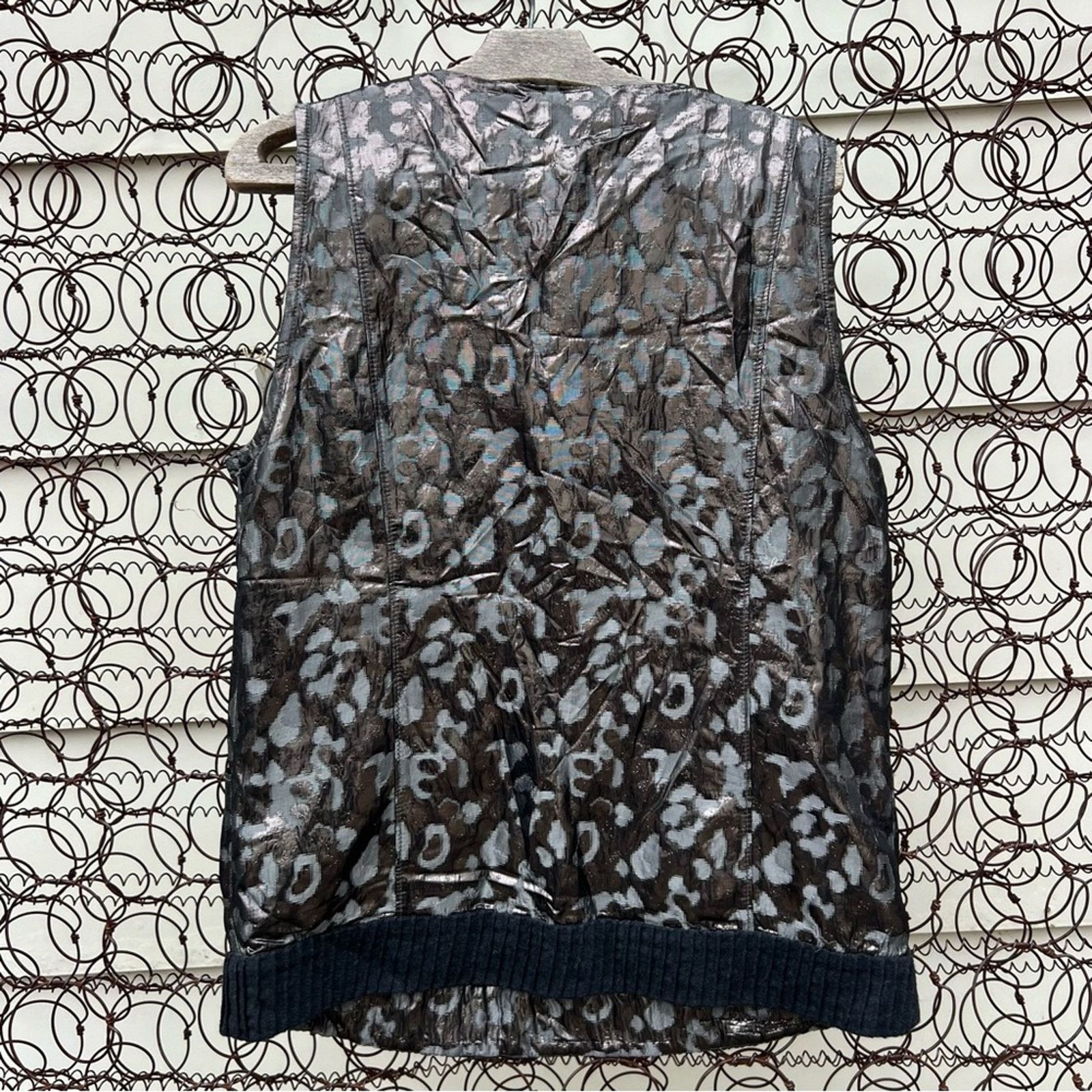 Tory Burch Tory Burch Claire Metallic Black Cheetah Sleeveless Tank Size XL / US 12-14 / IT 48-50 - 2 Thumbnail