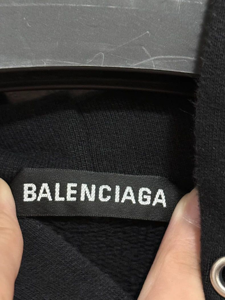Balenciaga Balenciaga WFP wheat-ear print hoodie hoodie black Size US XS / EU 42 / 0 - 3 Thumbnail
