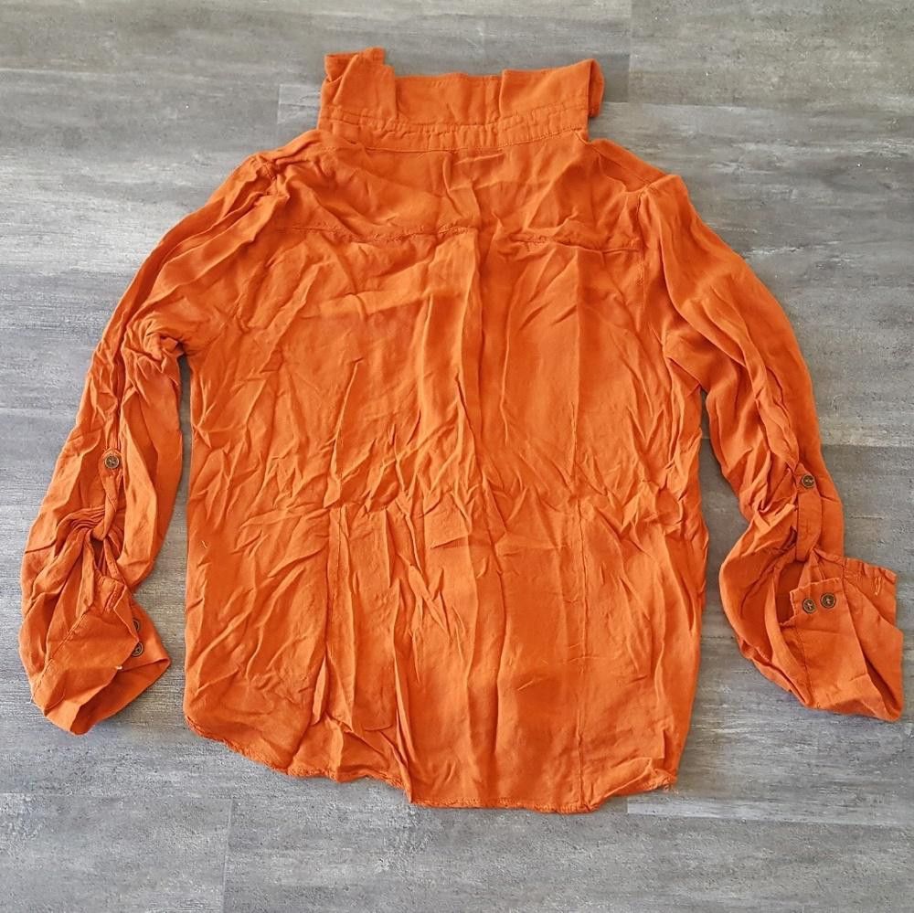 Designer Halloween Dressy Long Sleeve Button Down Size L / US 10 / IT 46 - 2 Thumbnail