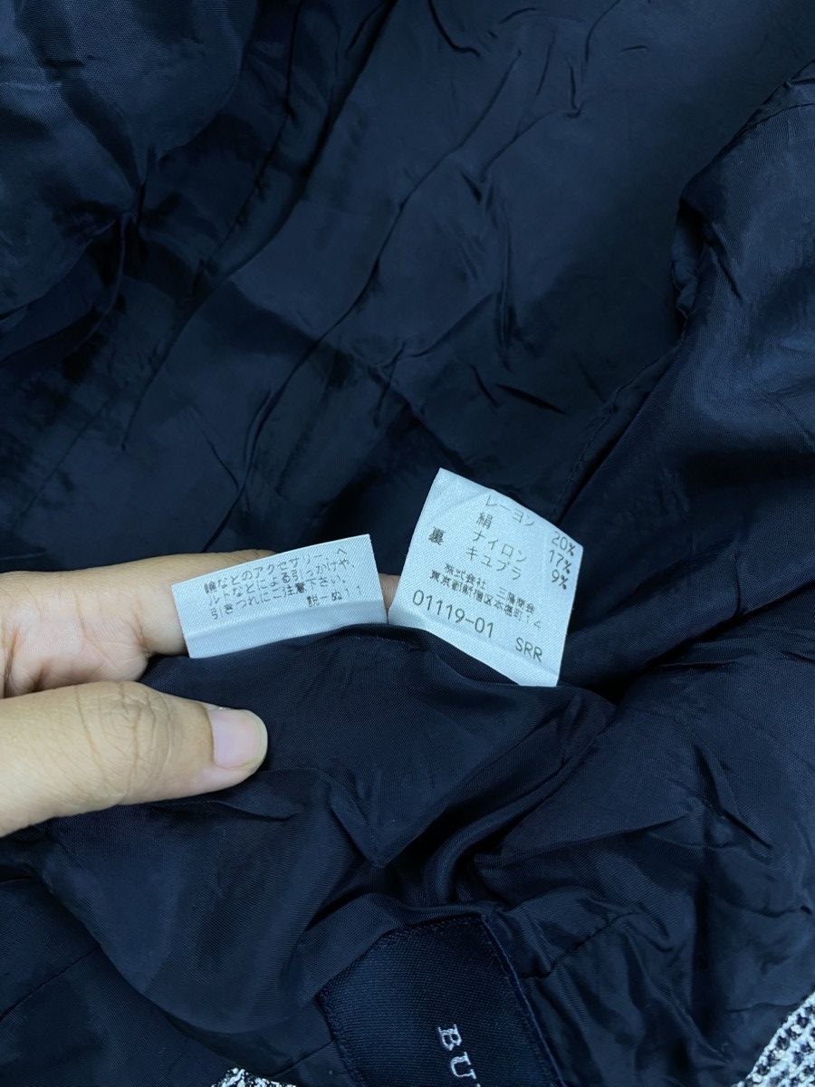 Burberry Vintage Burberry London No Collar Tweed Zipper Jacket Size S / US 4 / IT 40 - 9 Thumbnail
