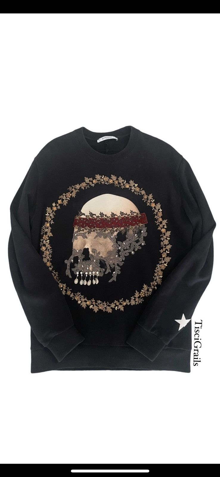 Givenchy Givenchy Crystal Skull Sweatshirt Size US M / EU 48-50 / 2 - 1 Thumbnail