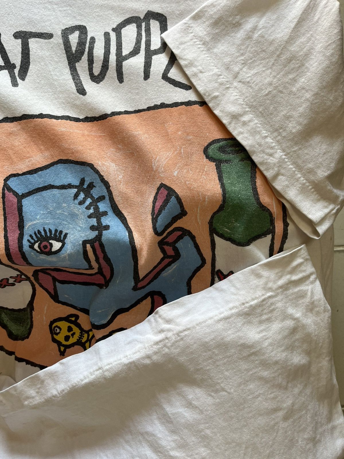 Vintage Vintage Meat Puppets 90s T-Shirt Sz. L (true vintage) Size US L / EU 52-54 / 3 - 4 Thumbnail