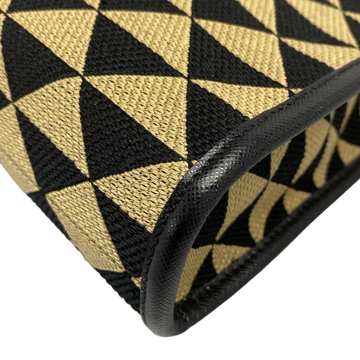 Prada PRADA Prada Symbol Embroidered Fabric Mini Bag Tote Bag Size ONE SIZE - 7 Thumbnail