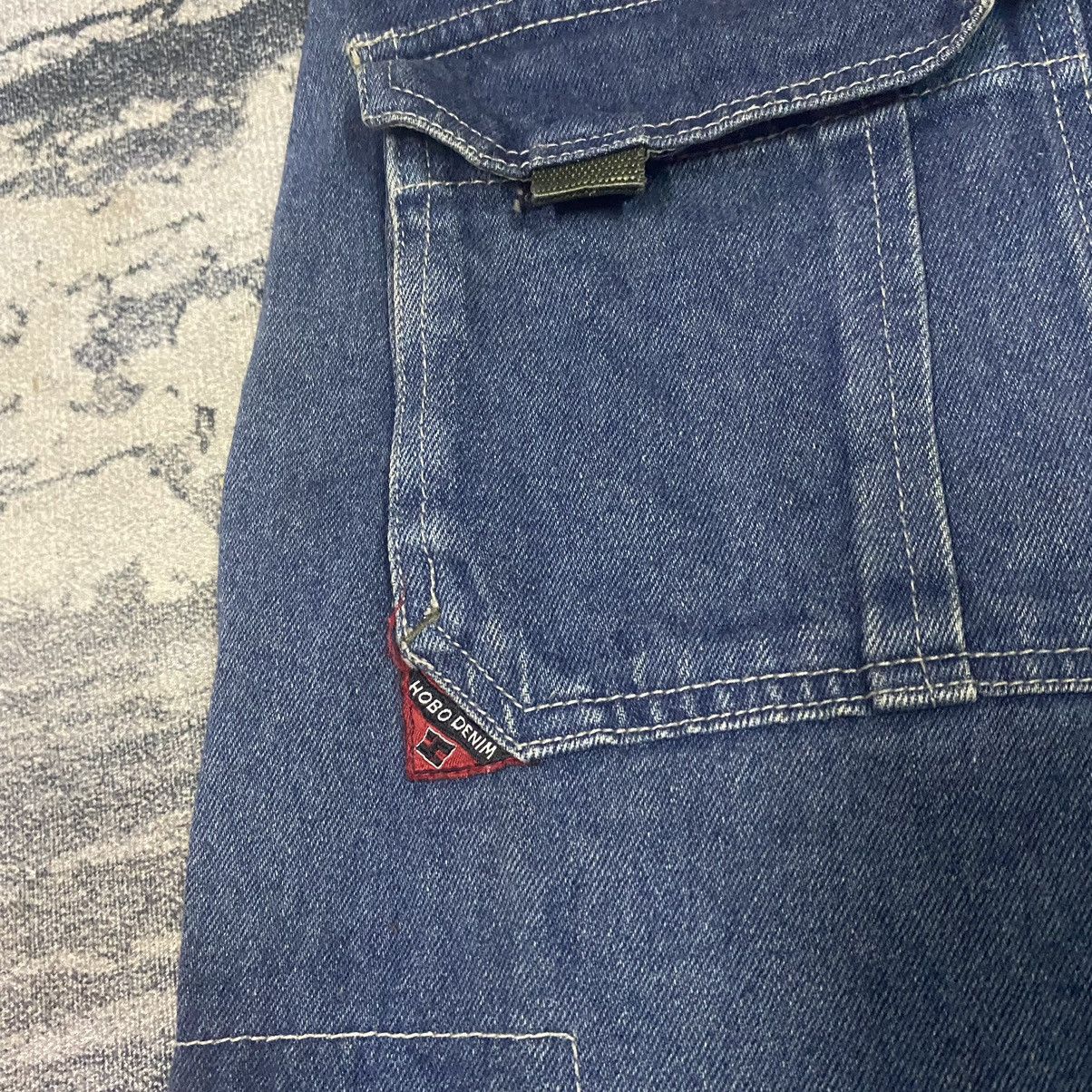 JNCO × Japanese Brand × Vintage Vintage Japanese Baggy Hobo Cargo Denim Jnco Style Size US 34 / EU 50 - 10 Thumbnail
