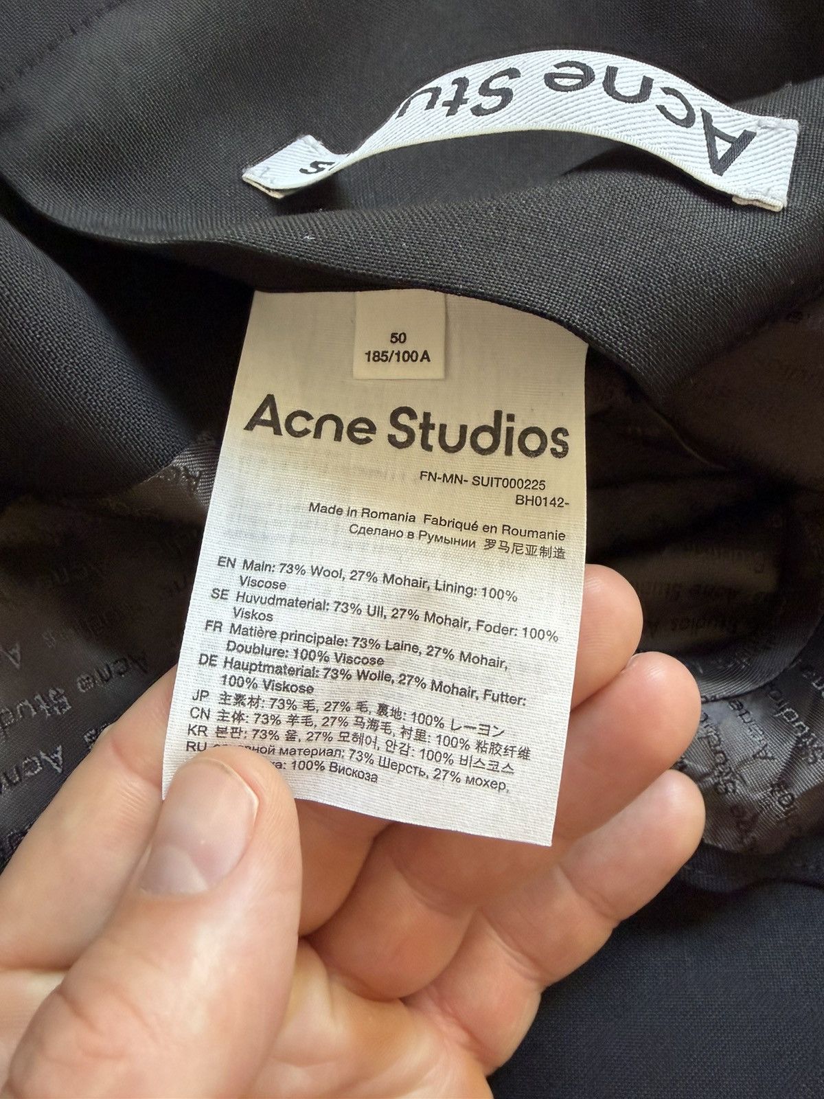 Acne Studios Acne Studios - Black Blazer Size 38R - 4 Thumbnail
