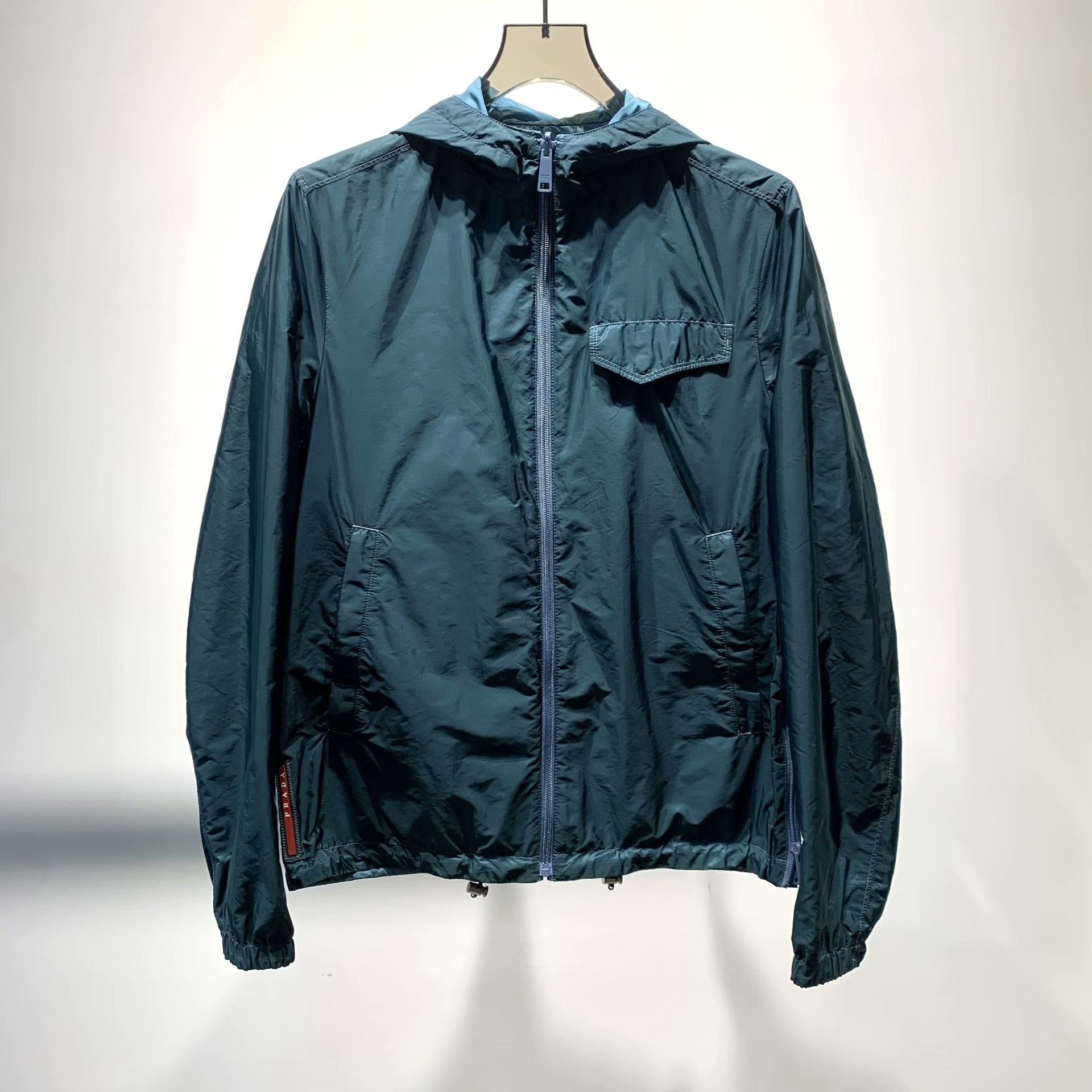 Prada Prada Nylon Green Light Jacket 44 Men Size US L / EU 52-54 / 3 - 1 Thumbnail