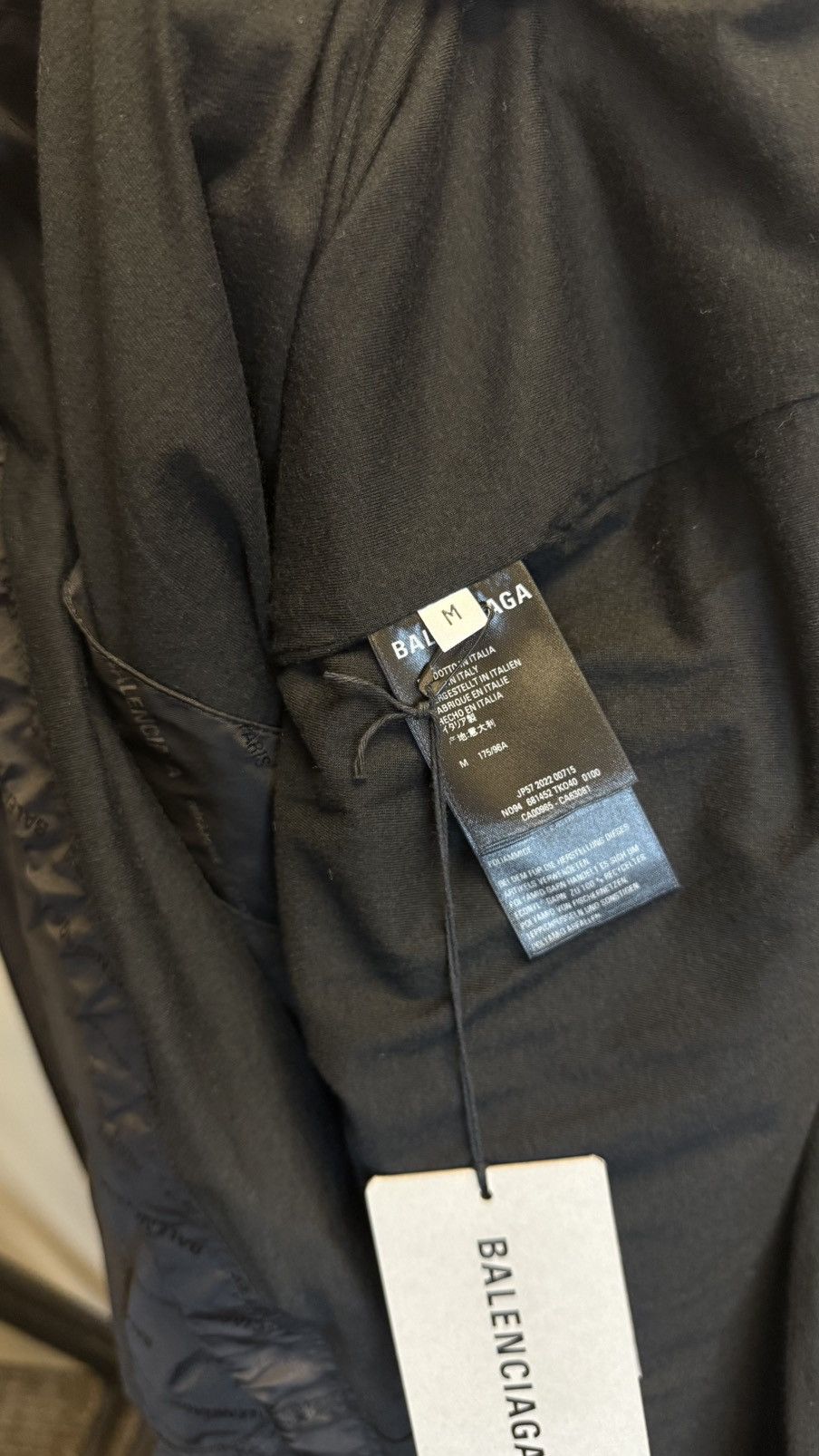 Balenciaga Balenciaga Nylon Jacquard All Over Logo Zip Up Jacket Size US M / EU 48-50 / 2 - 4 Thumbnail