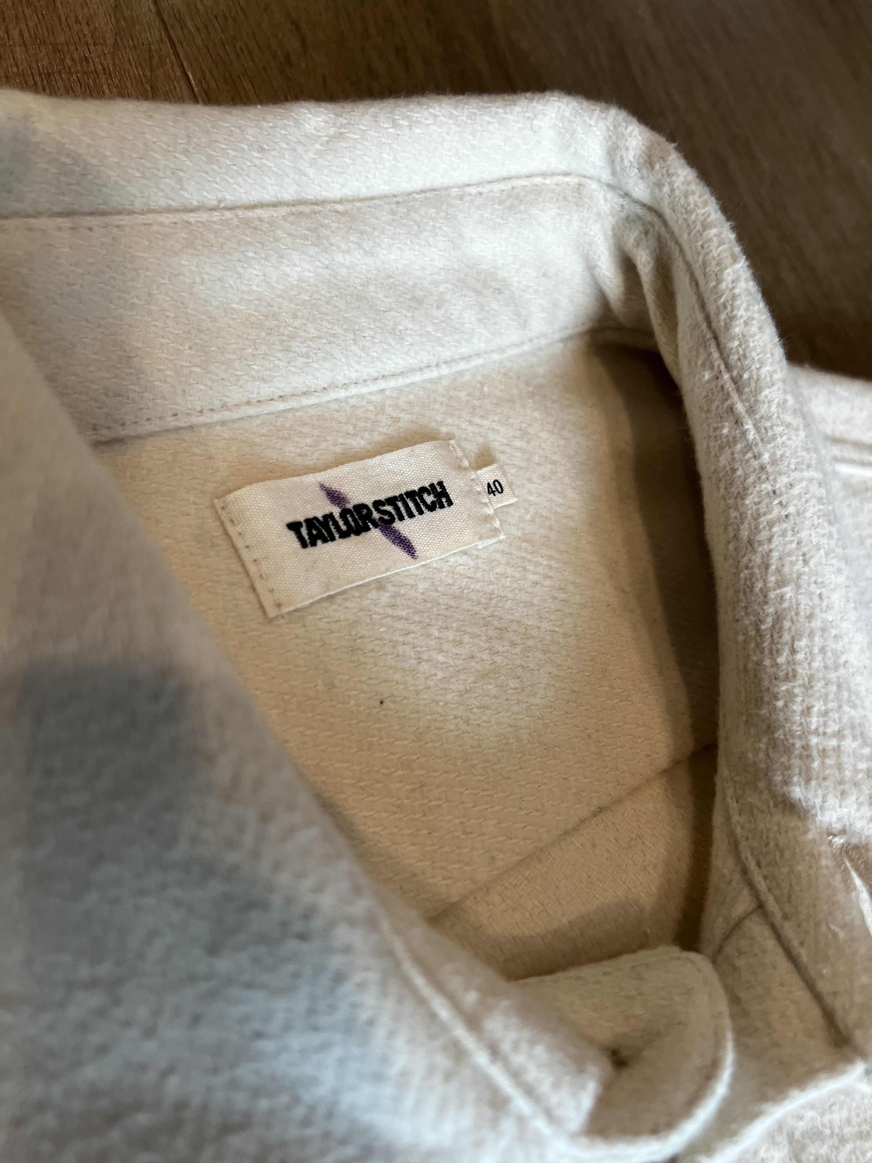 Taylor Stitch Maritime Shirt Jacket in Vintage White Moleskin Twill Size US M / EU 48-50 / 2 - 2 Thumbnail