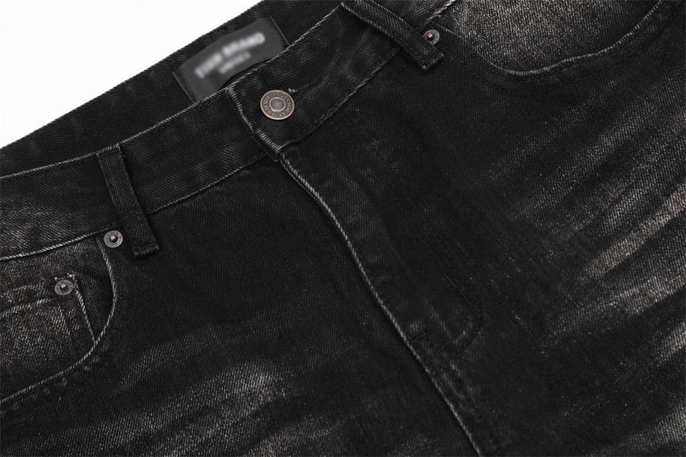 Japanese Brand × Jean Men's hippie back pocket ripped loose washed flared jeans Size US 32 / EU 48 - 3 Thumbnail