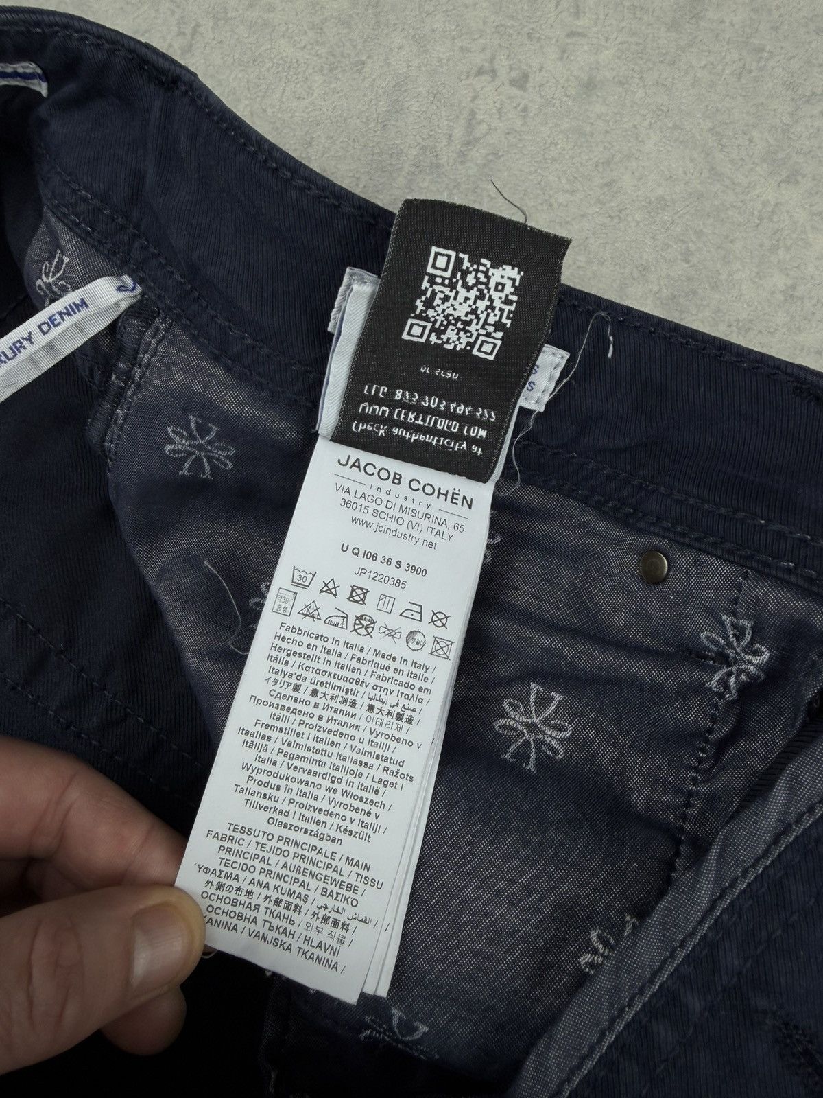Jacob Cohen Jacob Cohen Nick Jeans Navy Blue Slim Fit Size 33 Size US 33 - 10 Thumbnail