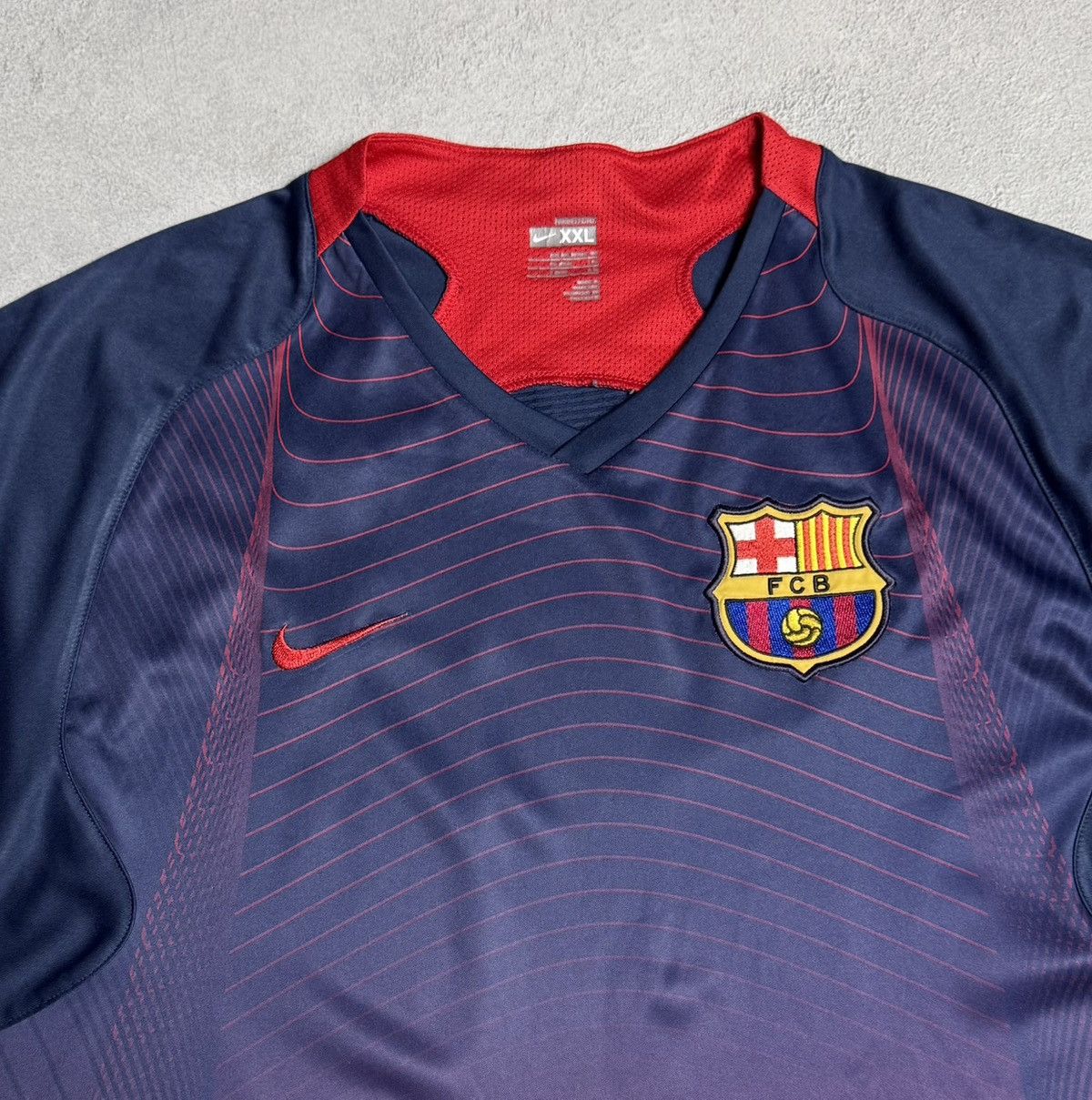 Nike Barcelona 2006 2007 Training Shirt Soccer Jersey Nike Size US XXL / EU 58 / 5 - 5 Thumbnail