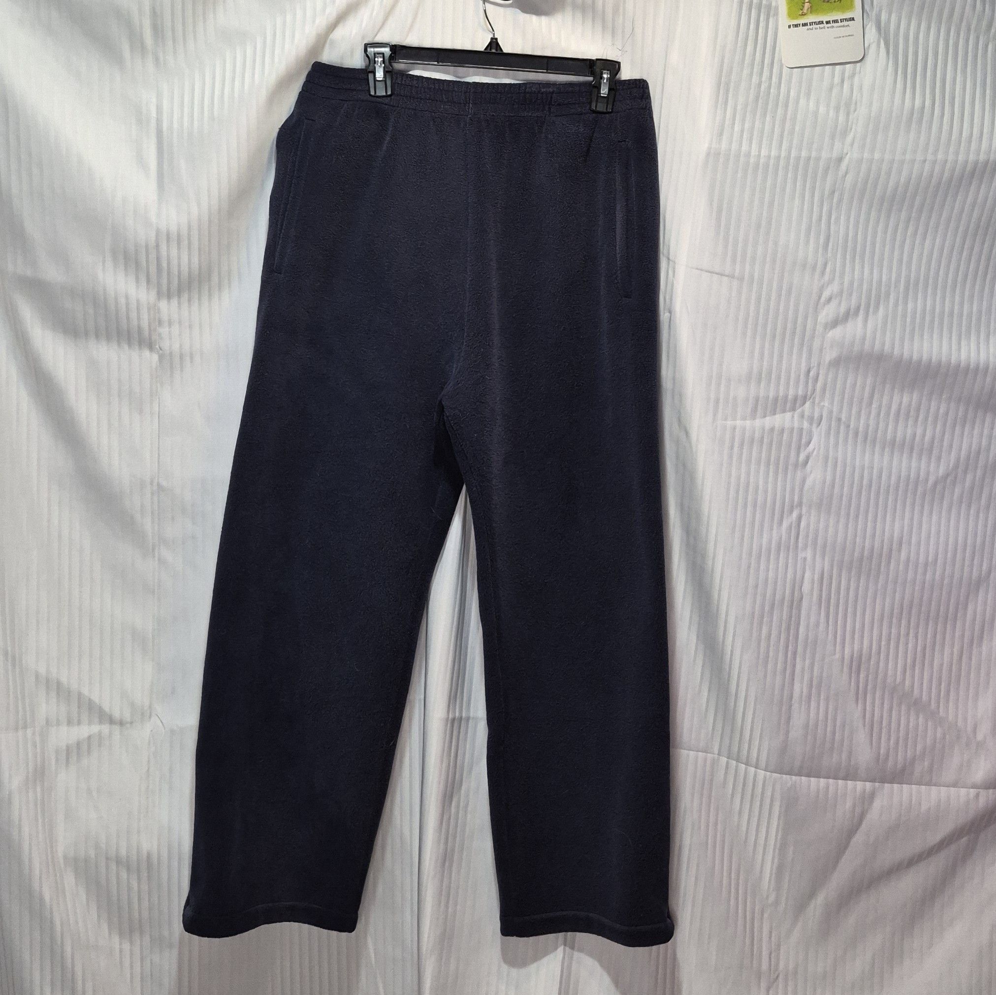 Old Navy Men's Medium Navy Relaxed Fleece Sweatpants Zippered Ankles Size US 34 / EU 50 - 1 Thumbnail