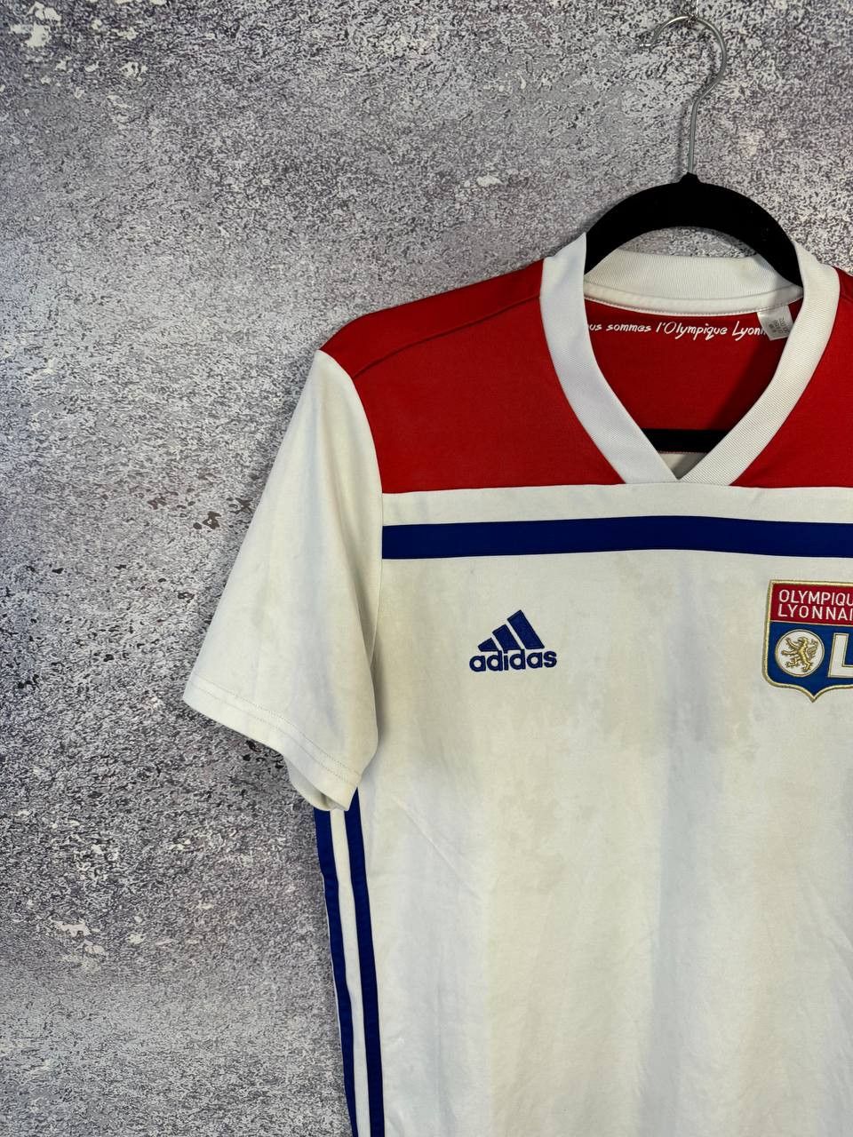 Adidas × Vintage Vintage Olympique Lyonnais 2018/19 Adidas Soccer Jersey Size US S / EU 44-46 / 1 - 3 Thumbnail