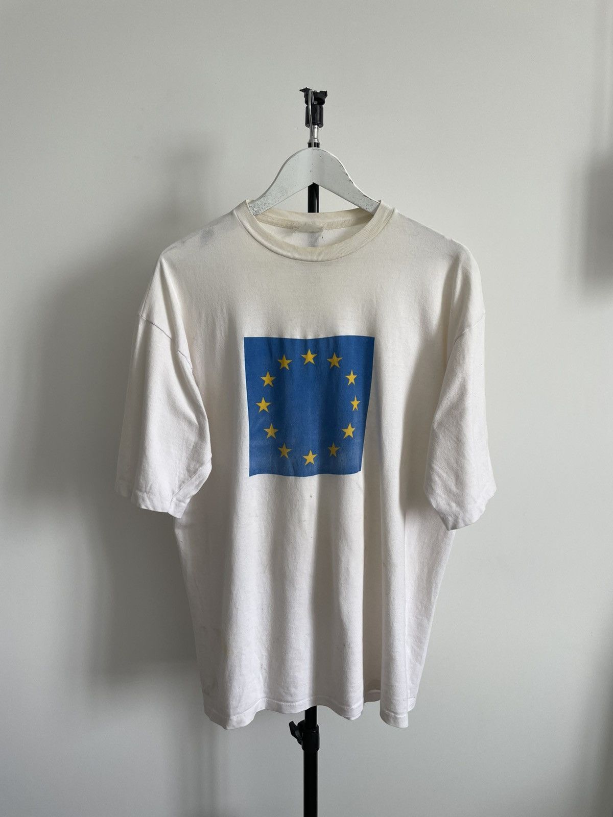 Vintage Archive Vintage 80’s European Union Flag T-Shirt RARE Size US XL / EU 56 / 4 - 1 Thumbnail