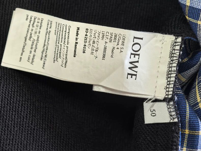 Loewe Loewe Men's long sleeve plaid shirt Size US M / EU 48-50 / 2 - 7 Thumbnail
