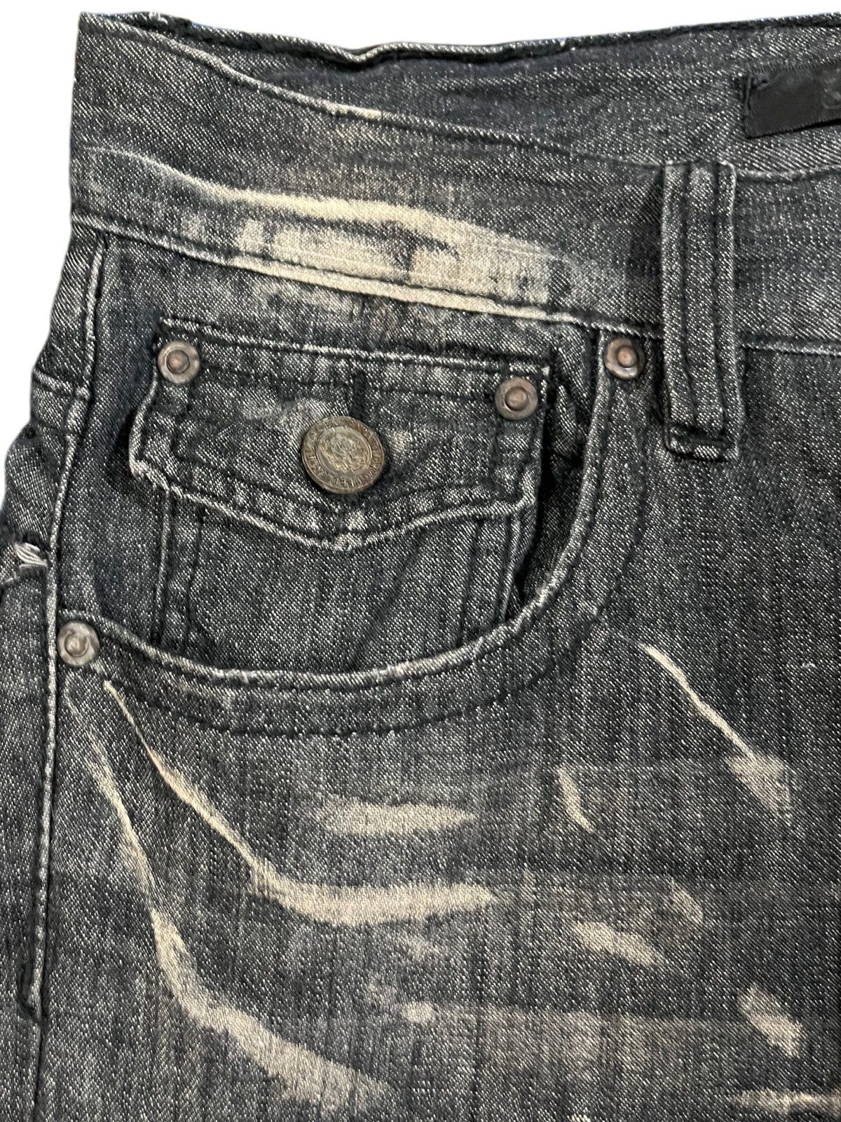 Beauty Beast Vintage Black Baccara Flare Denim Size US 29 - 7 Thumbnail