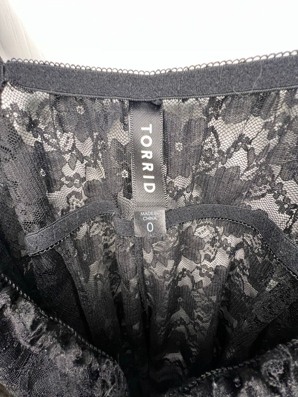 Torrid Torrid Sheer Floral Lace Babydoll Underwire Lingerie Tank Size XL / US 12-14 / IT 48-50 - 3 Thumbnail
