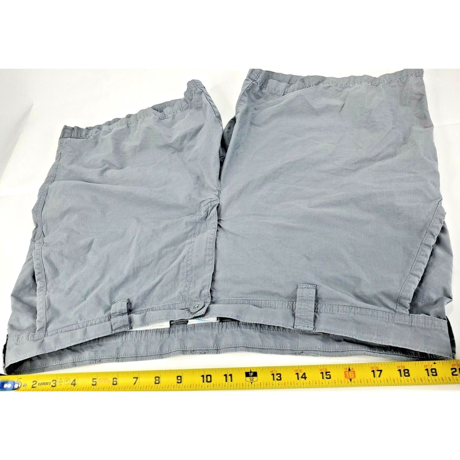Vintage Columbia Chino Golf Shorts Men 40 (9" Inseam) Gray Pockets Outdoor Casual Muscled Regular (XXL) Size US 40 / EU 56 - 5 Thumbnail