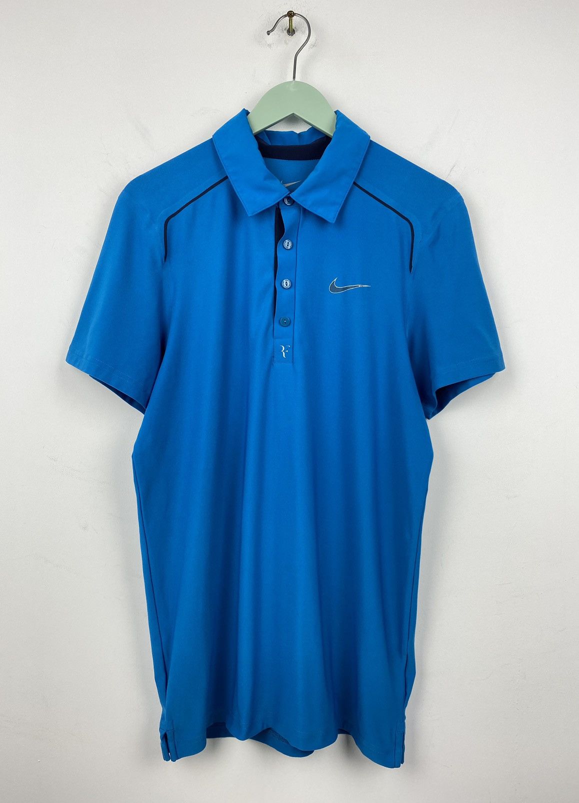 Vintage Nike Roger Federer RF 2011 Paris BPN Tennis Polo Shirt Nadal Size US S / EU 44-46 / 1 - 1 Thumbnail