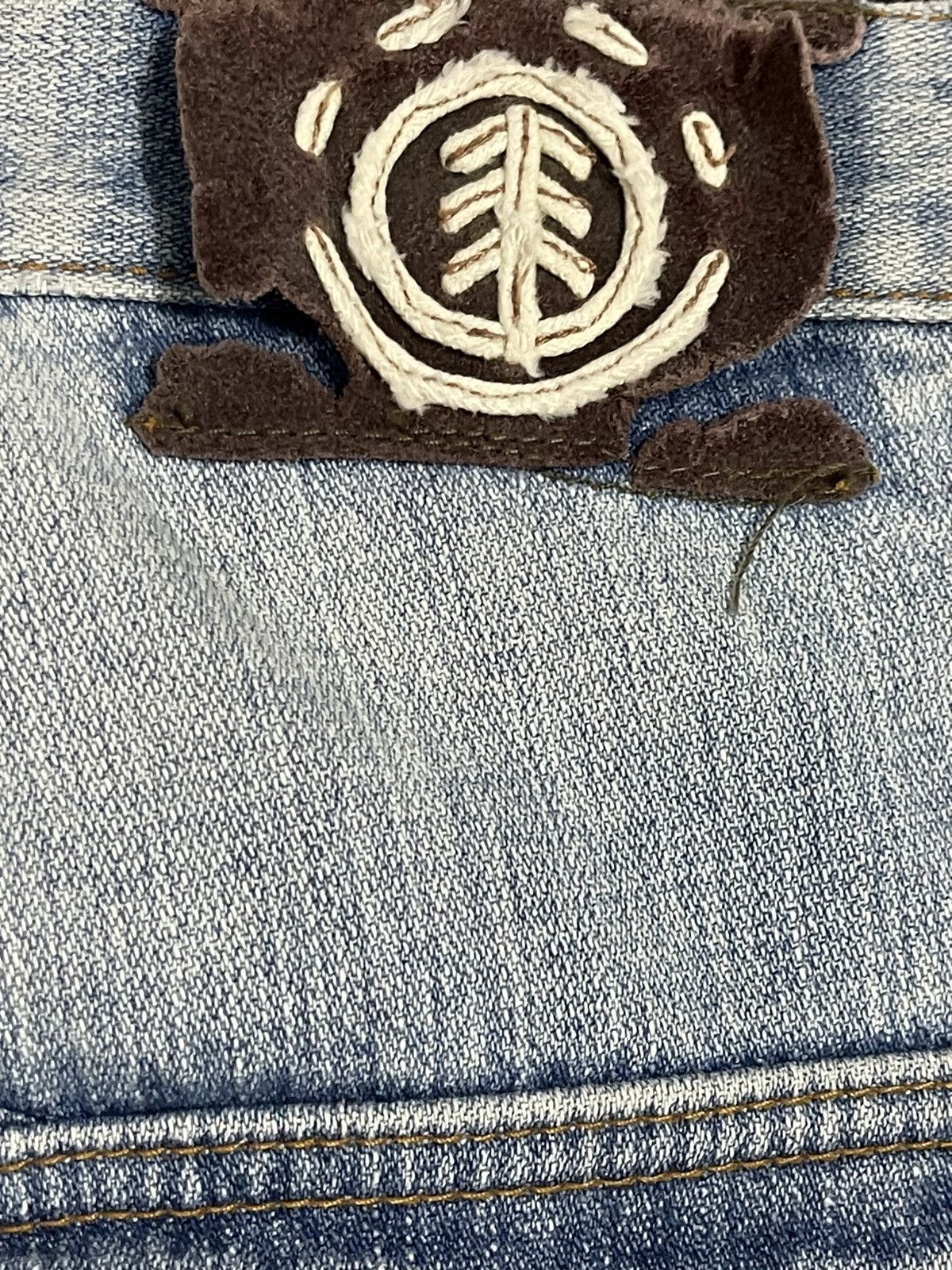 Element Vintage Element Blue Bleached Style Distressed Loose Jeans Size US 32 / EU 48 - 9 Thumbnail