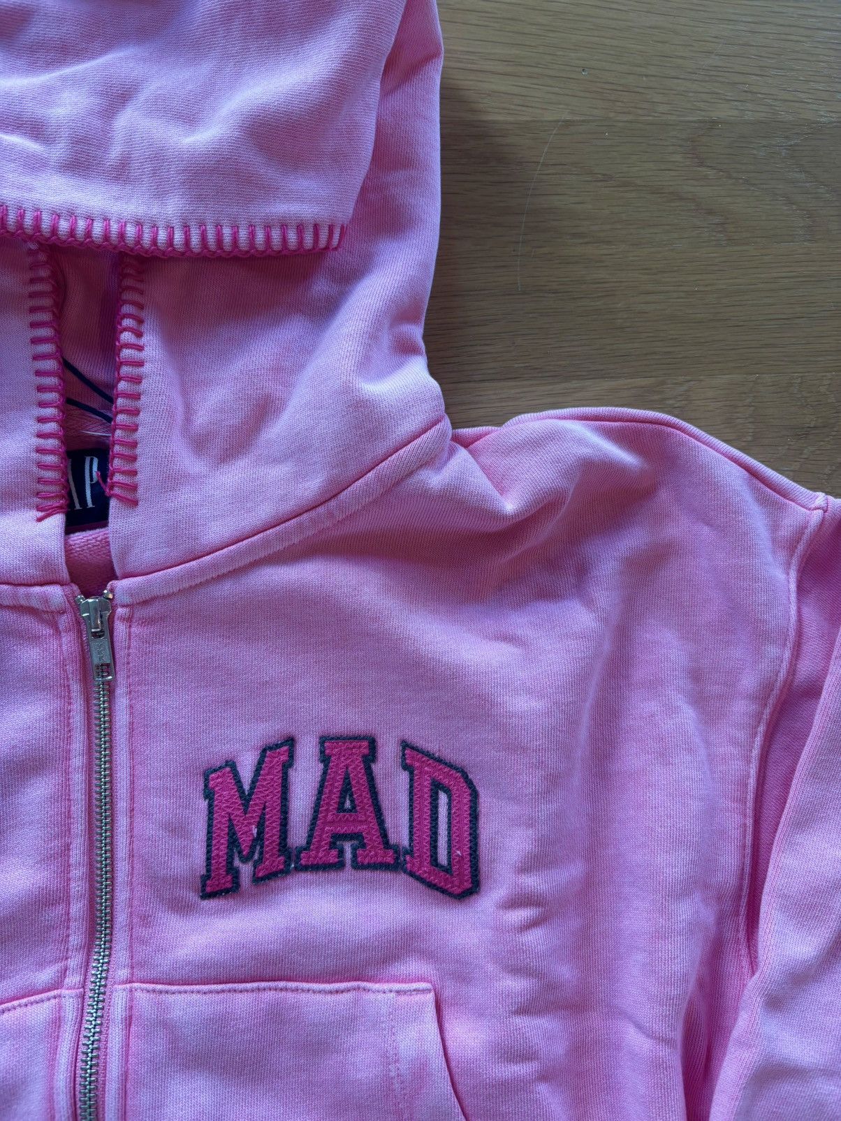 Gap × Madhappy Gap x MadHappy Pink Full Zip Cropped Mad Logo Hoodie Size M / US 6-8 / IT 42-44 - 4 Thumbnail