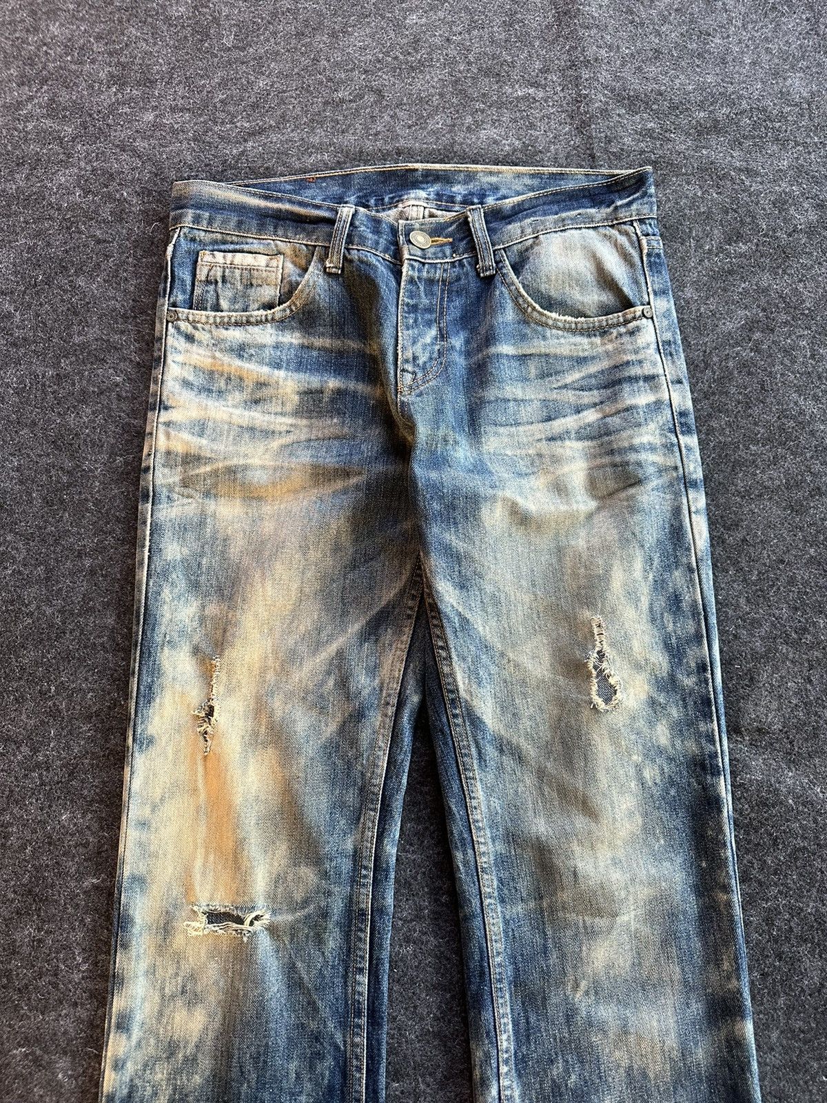 14th Addiction 🔥 Iconic Gipsy Bleach Washed Design Denim Size 32 D491 Size US 32 / EU 48 - 2 Thumbnail